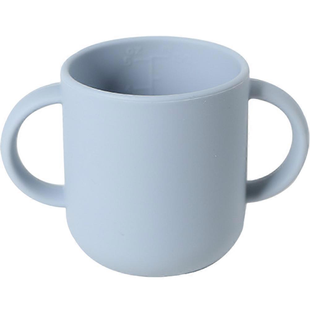 Baby Trainer Cup Silicone Training Cup for Storage Blue