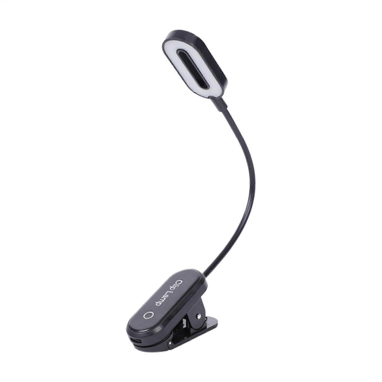Clip Reading Light LED With Flexible Neck EyeCaring Dimmable Brightness Color Changeable Night Light For Bed Headboard
