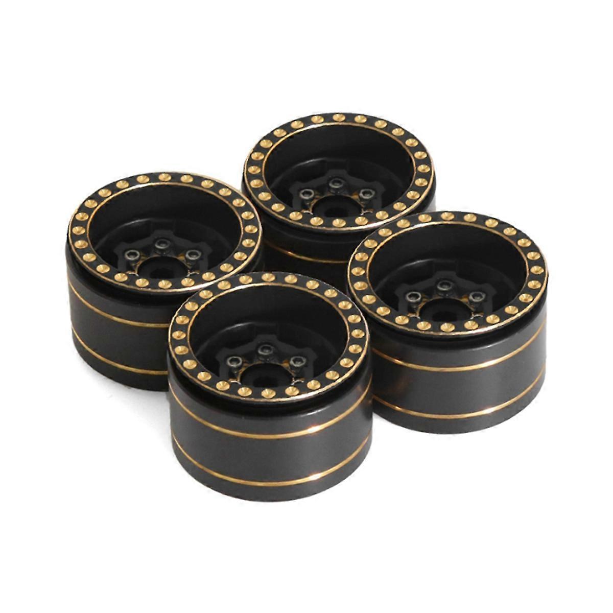 4pcs 1.0 Plus Brass Beadlock Wheel Rims Wheels