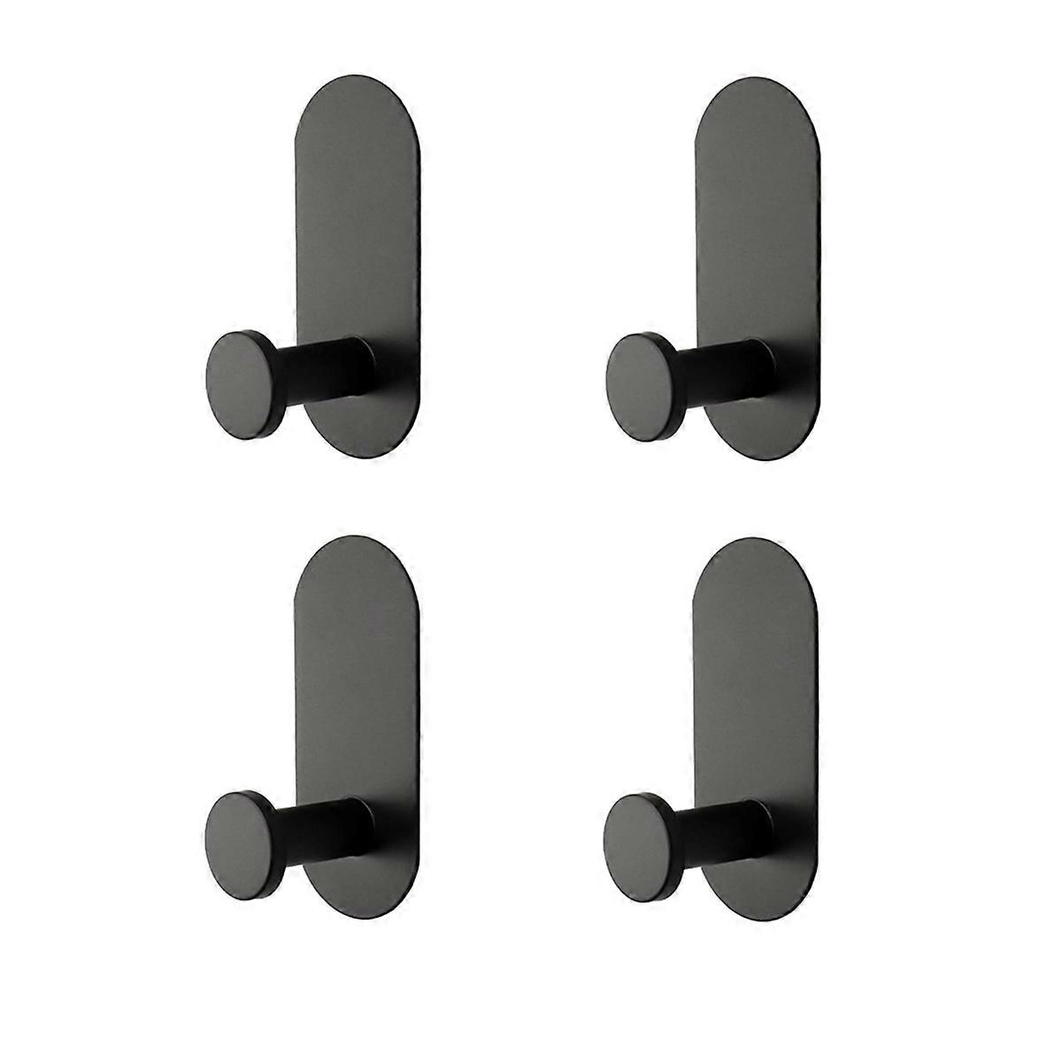 4 Pack Heavy Duty Adhesive Towel/Robe Hooks Waterproof