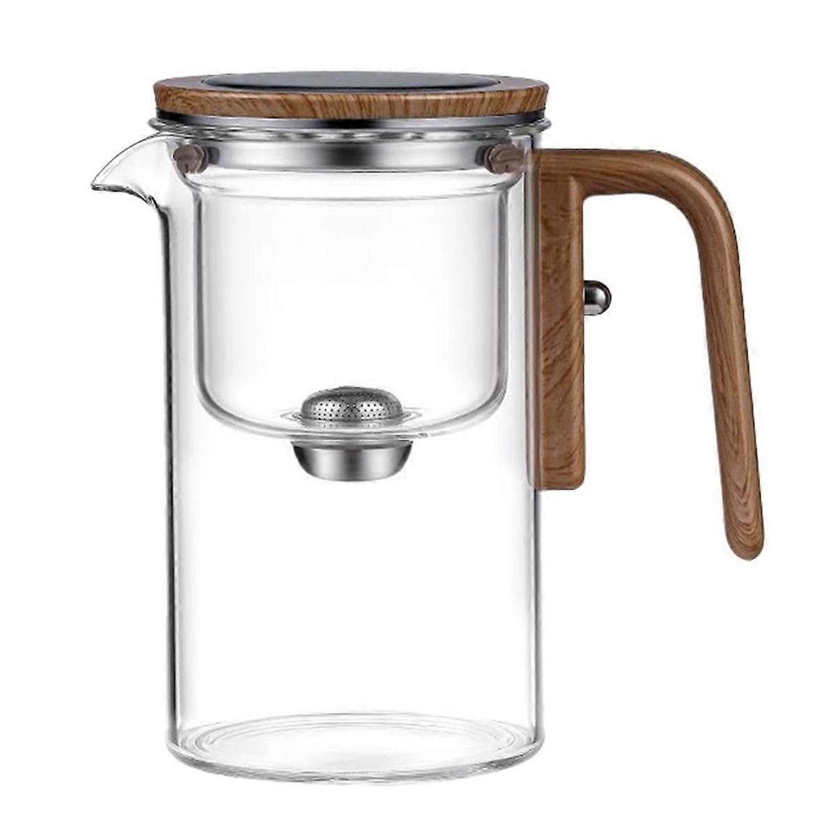 600ml Magic Teapot Water Separation Glass Teapot Magic Teapot with Infuser Glass Teapot with Strainer