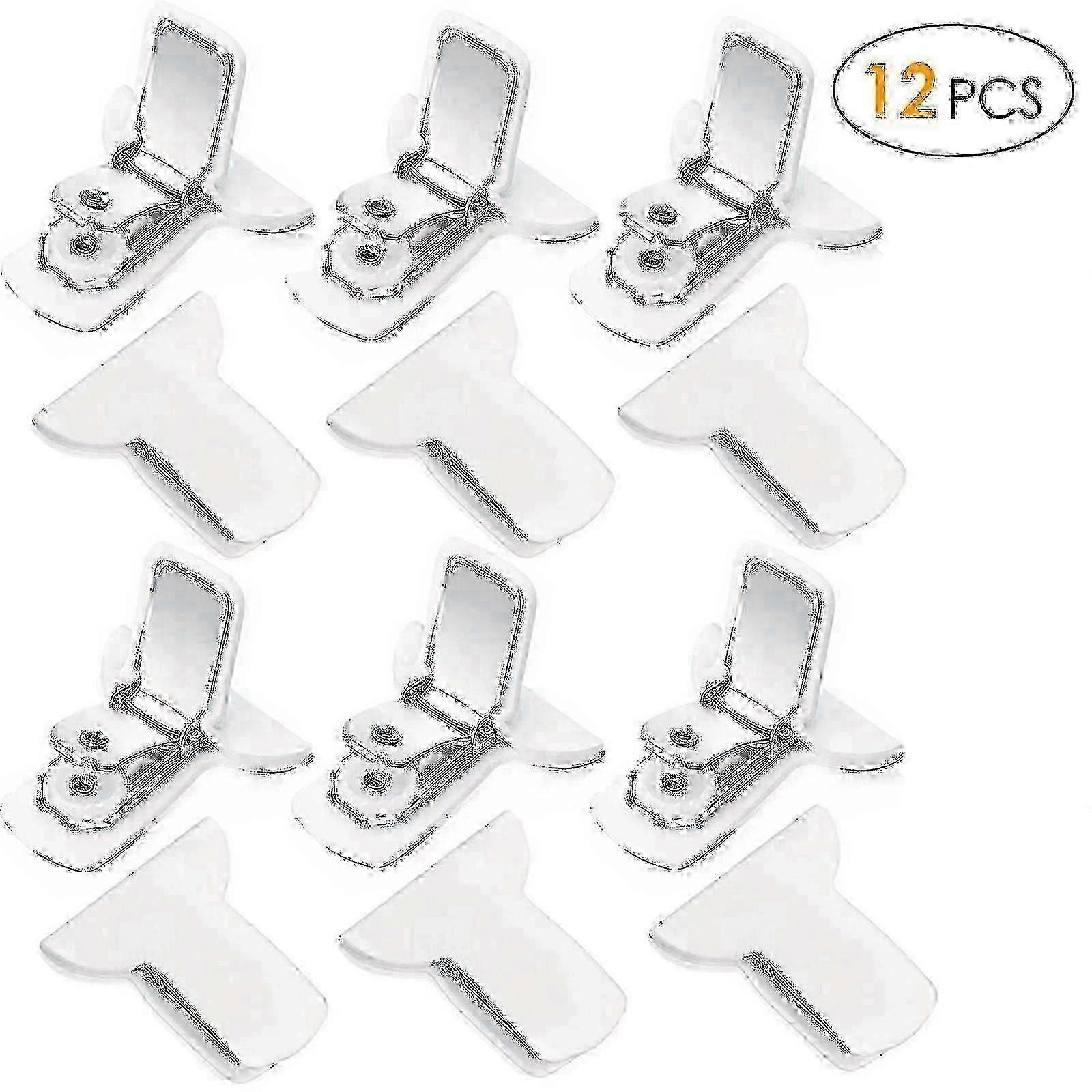12-Piece Padded Comforter Clip Set for Secure Bedding