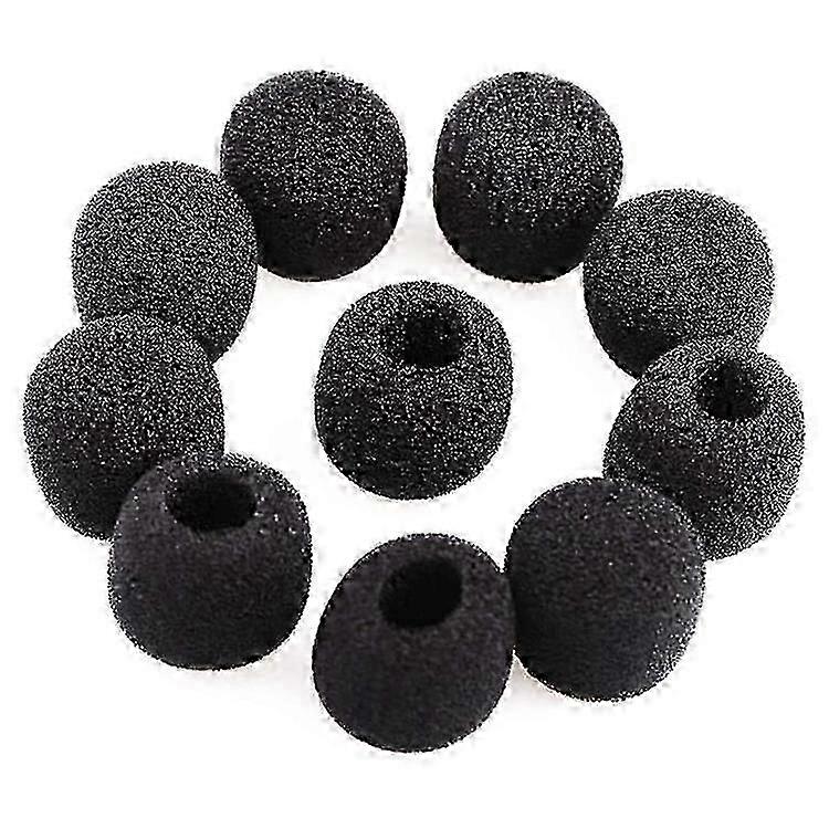 10pcs Mic Covers Mic Windscreen Mini Size Lapel Headset Mic Windscreen Microphone Windscreens.