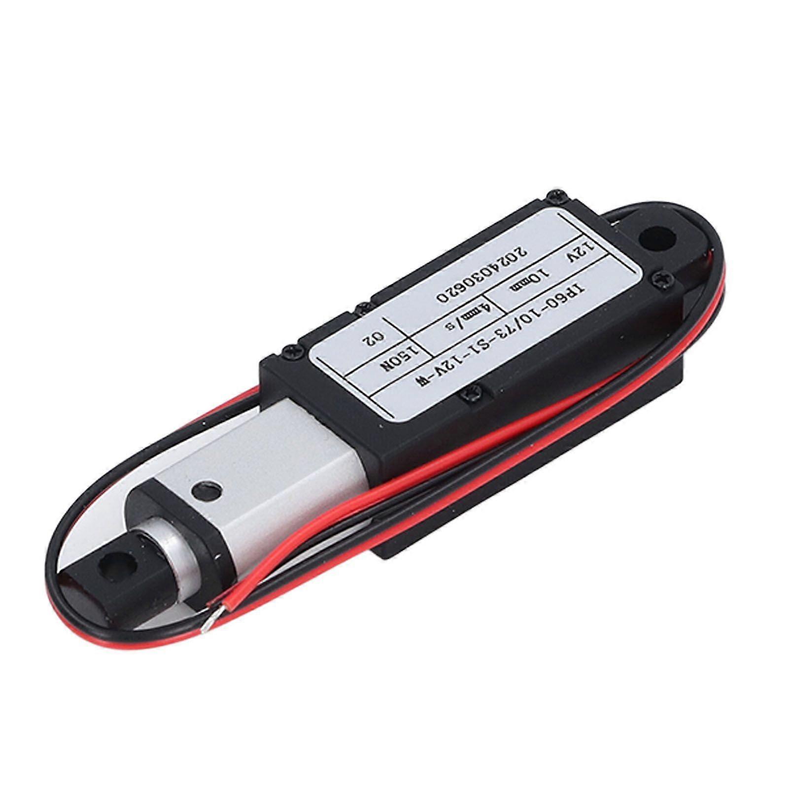 Electric Micro Linear Actuator 150N Thrust Stroke 10mm Automatic Tongue Lock 4mm/s Mini Linear Actuator 12V