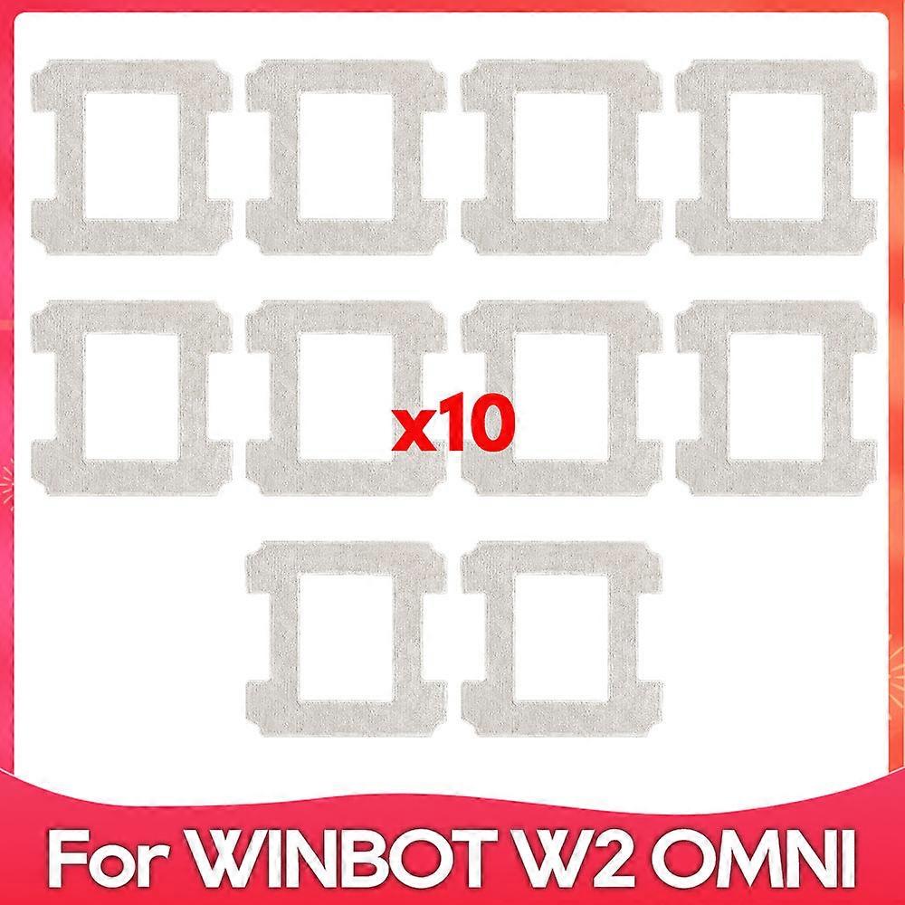 Apply Fit For Ecovacs ( WINBOOT W2 OMNI / W2 PRO / W2 PRO OMNI ) Vacuum Parts Replacement Mop Cloth Mop Pad Accessories Kit
