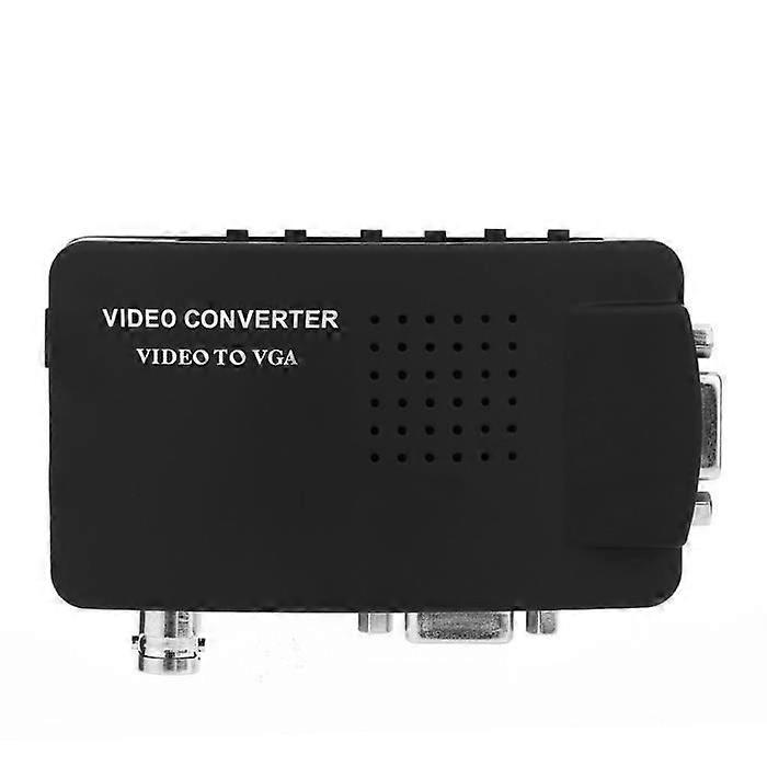 Eiffel 1080p Video Converter, BNC - S-Video - VGA to VGA Converter for DVD - PDP - PS2 in Black