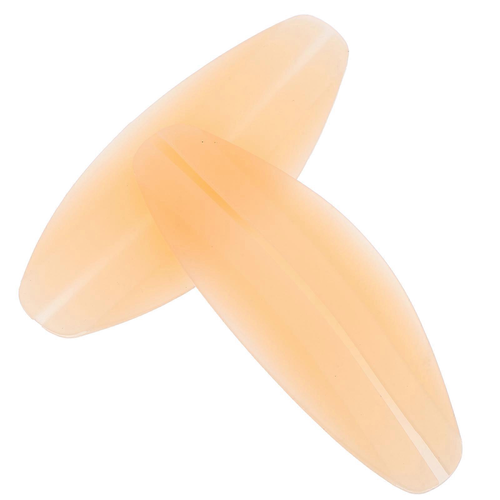 Beige Silicone Shoulder Pads for Bra Strap Non Slip Support 10Pcs Set