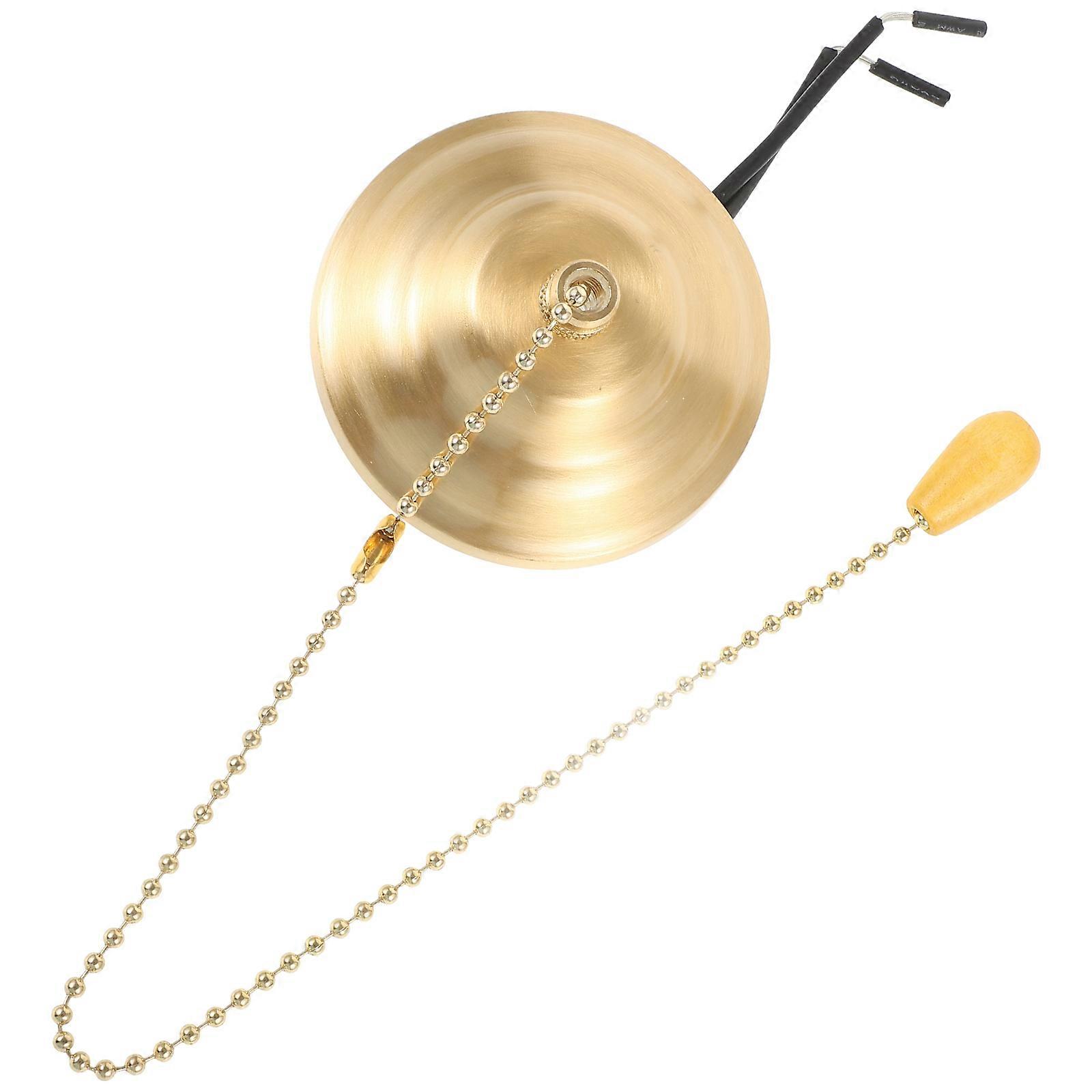 Bathroom Switch Pull Cord Lamp Pull Chain Switch for Lamp 3Pcs Solid Construction
