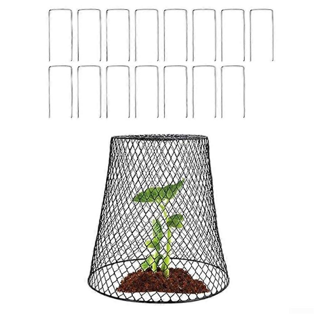 Essential 3PC Protective Cover for Plants, Black, Set Of 3, Protects Vegetables And Fruits