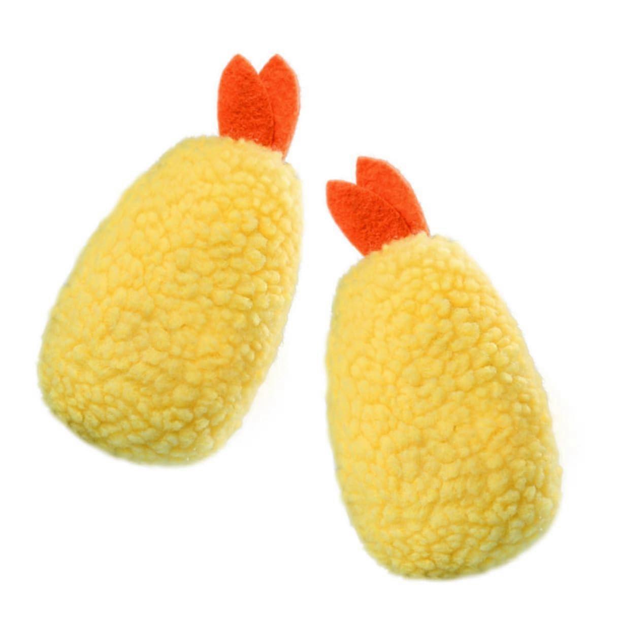 Cat Plush Vocalizing Soft Pet Bite Toy For Cats And Dogs, Lightweight Portable Molar Chew Toy, Shrimp Legs Design