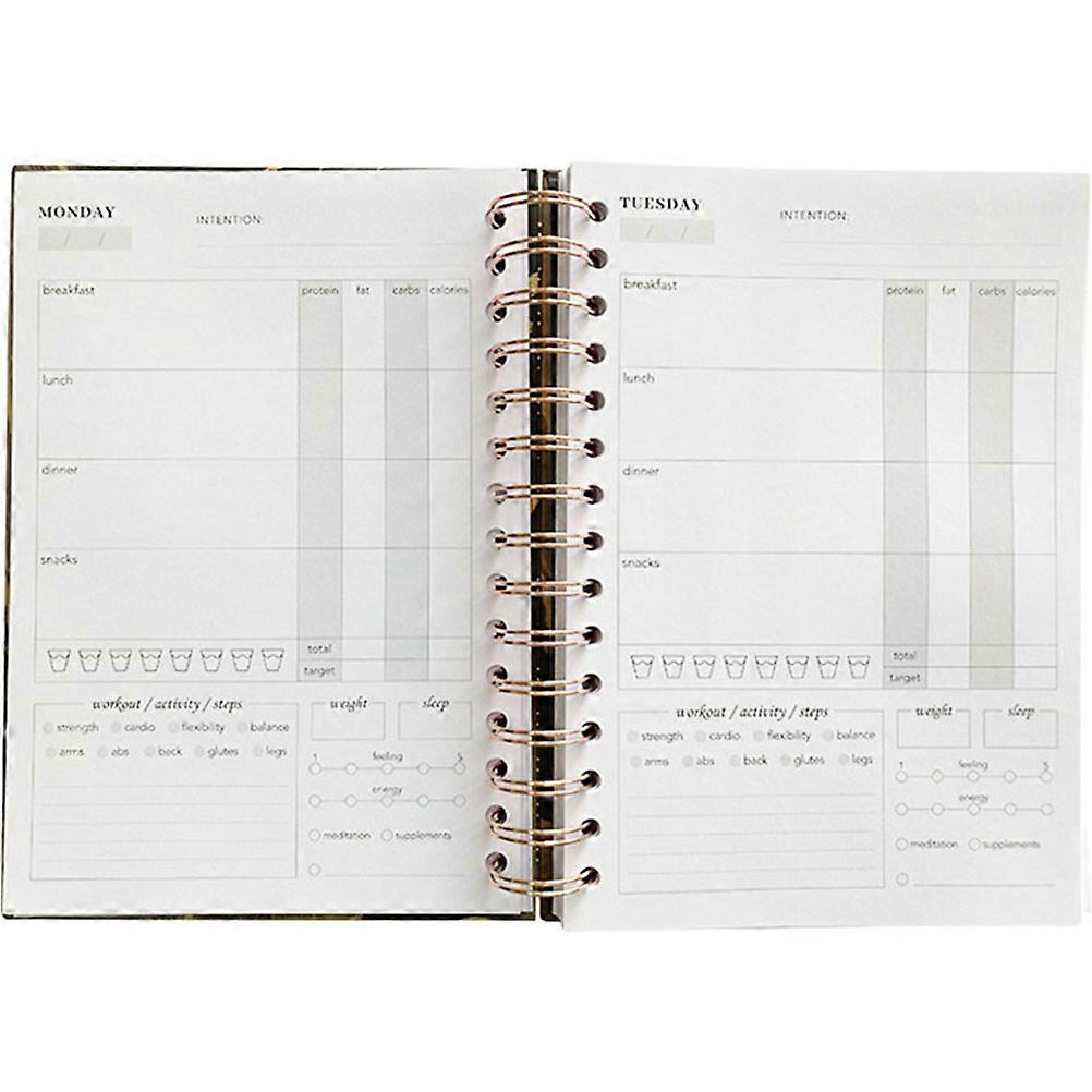 Journal Planner For Students Teachers 3Pcs Multi Tracking Gym Uses