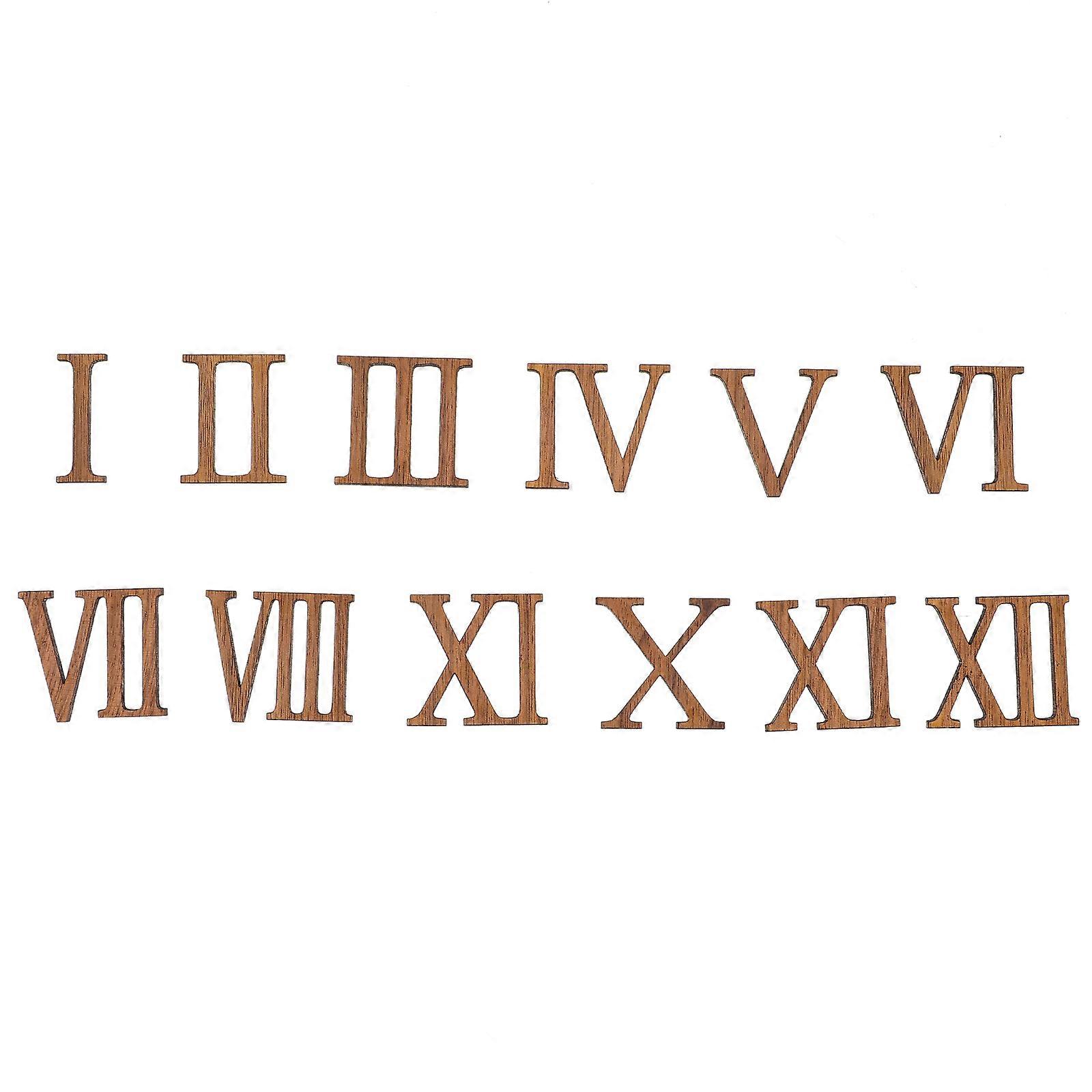 Clock Numerals Replacement 36Pcs Roman Number Clock Accessories DIY