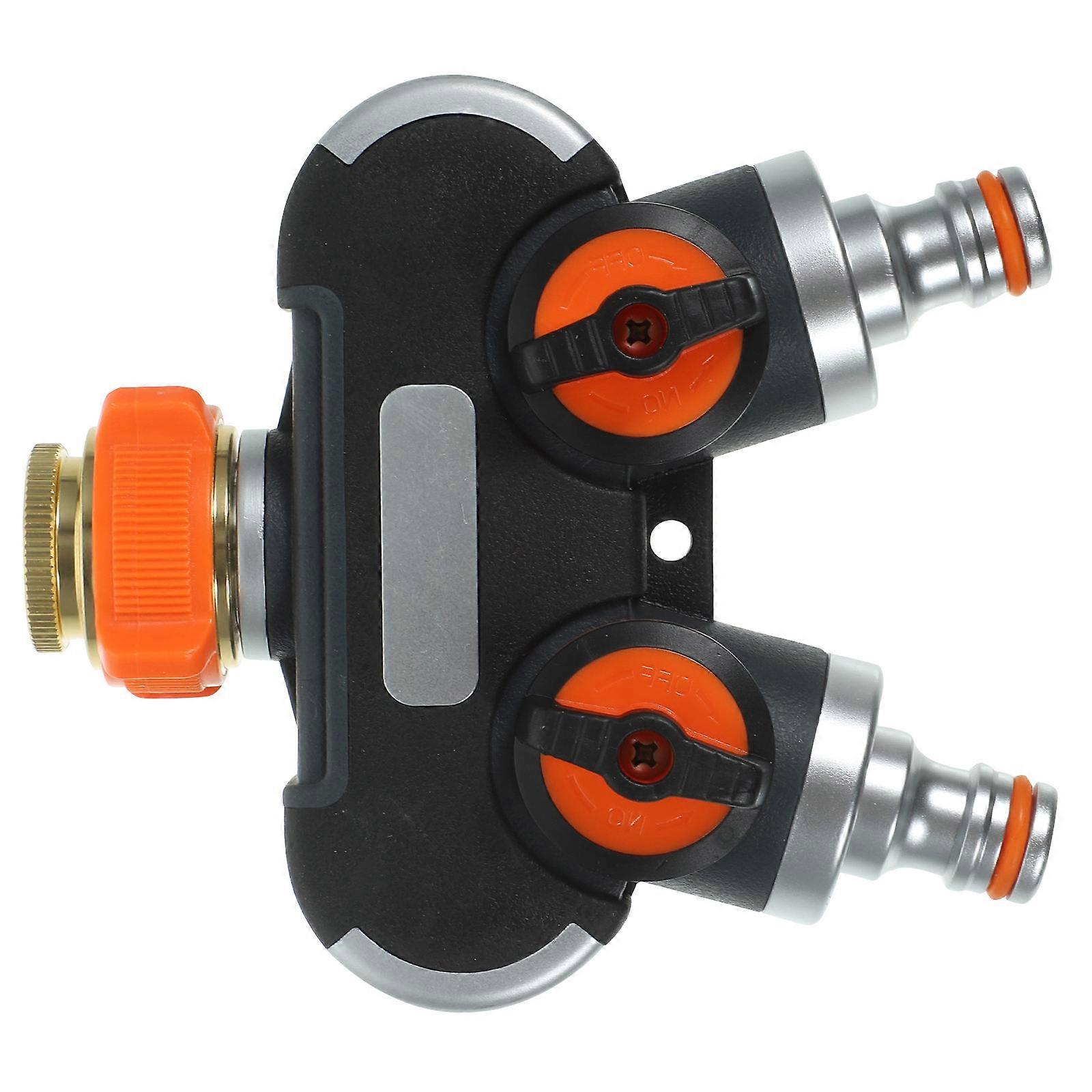 Household Hose Adapter Water Divider with 3Pcs Faucet Splitter for Garden