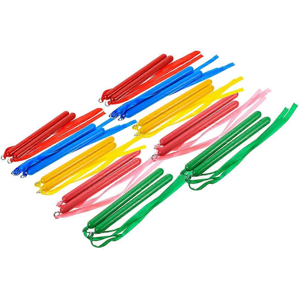 Assorted Color Rhythm Sticks Musical Instruments for Kids 20Pairs
