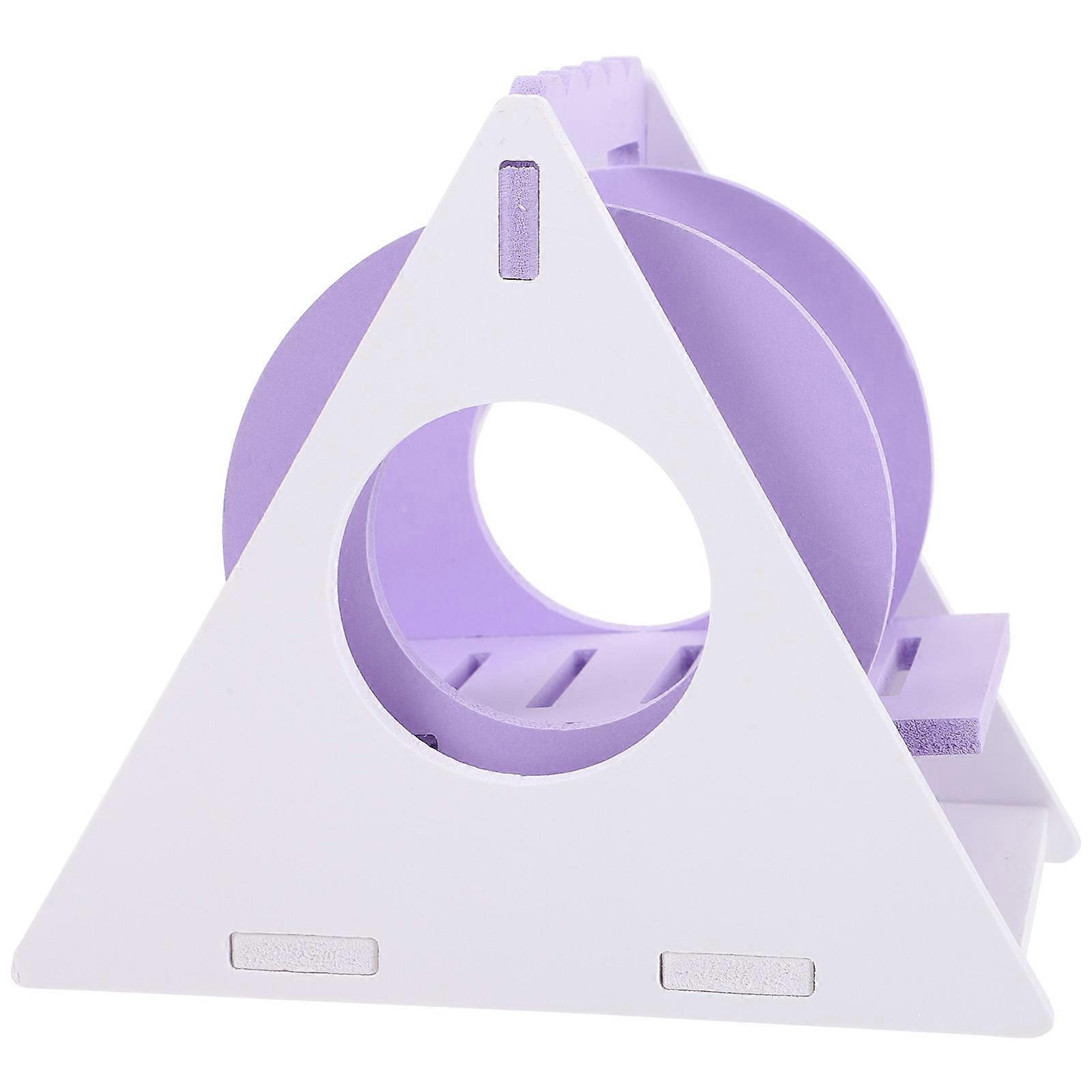 Hamster Swing Plaything Ideal For Small Animals Indoor Play 14X12Cm Violet PVC Fun And Entertainment 2Pcs