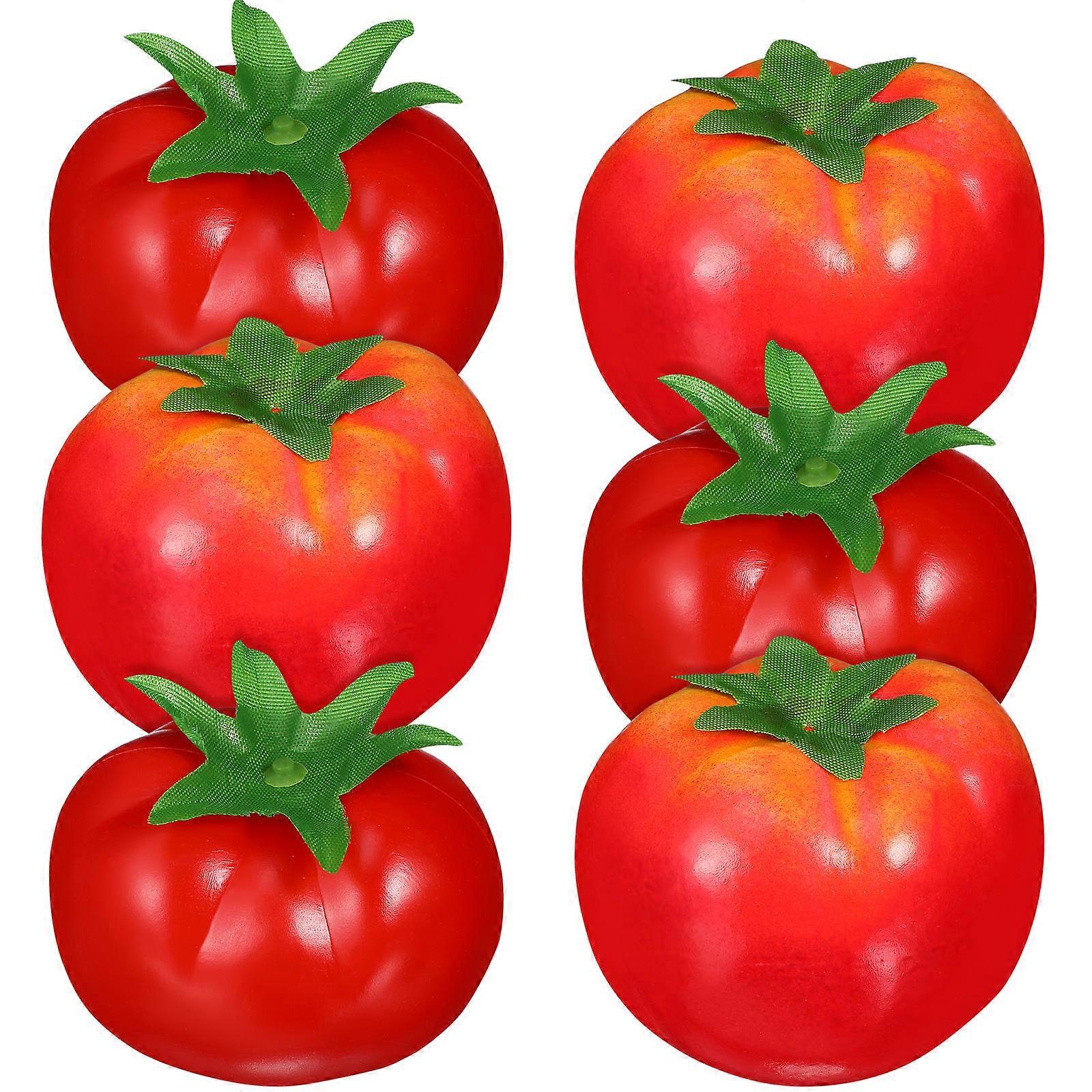 Artificial Tomato Plastic Vegetable Models for Decor 36Pcs Kit