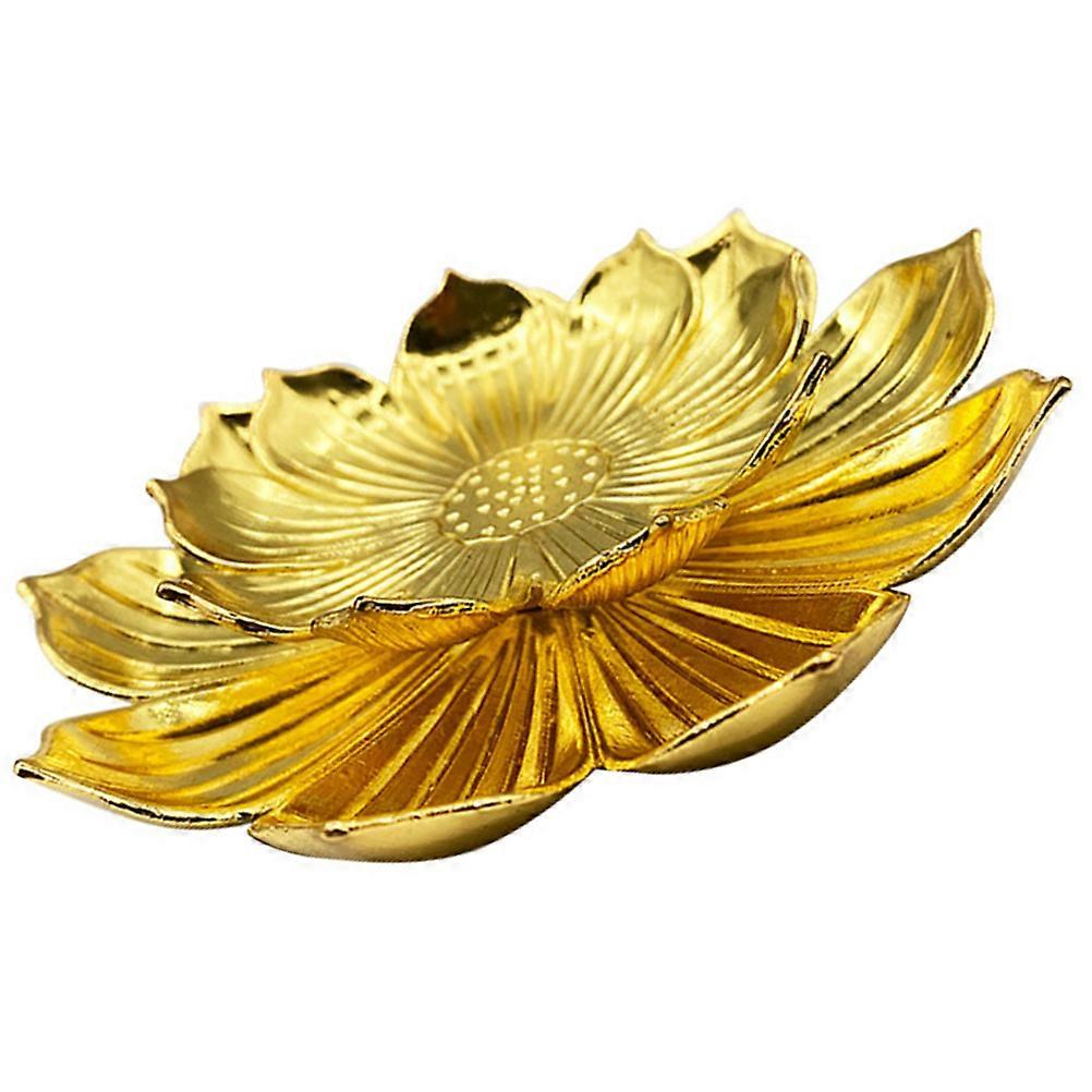 Golden Decorative Coaster for Home Tea Cup Holder 4Pcs Set