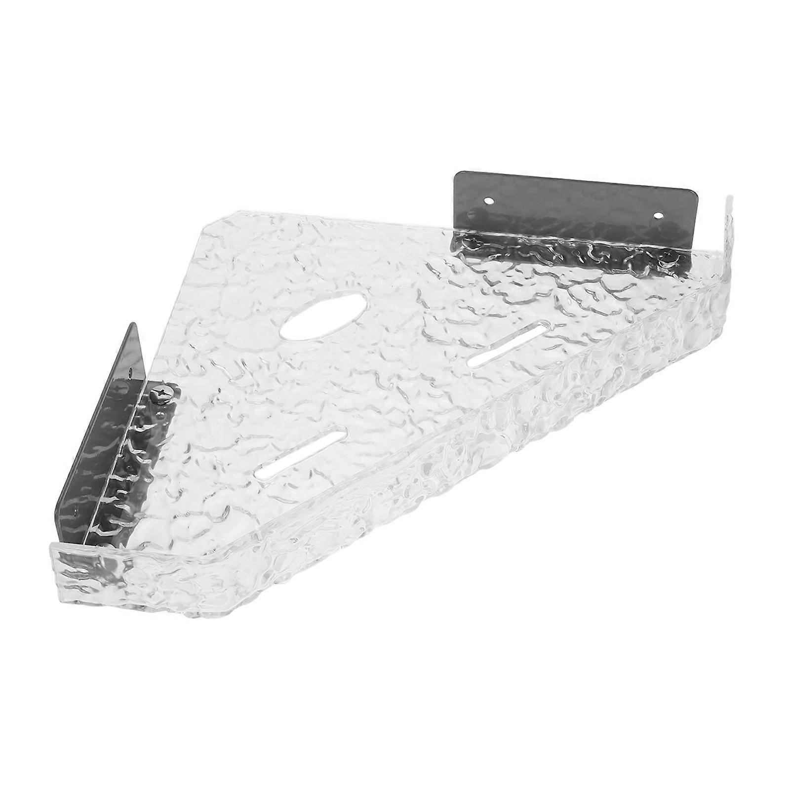 Corner Mounted Bathroom Rack Rv Bathroom Corner Shelf for Organized Storage 2Sets