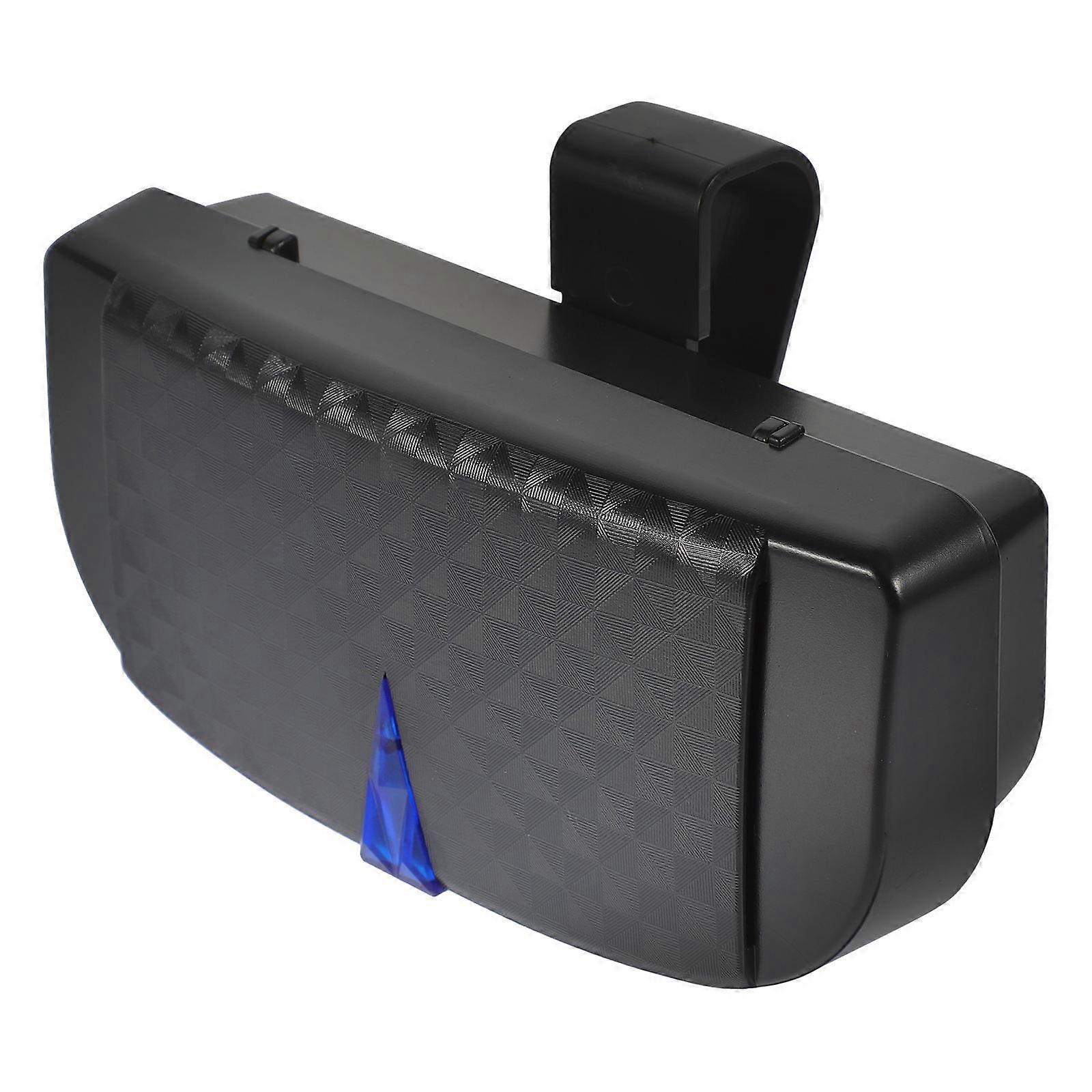 Car Storage Case Plastic Glasses Box for Storage Use 1Pcs Black