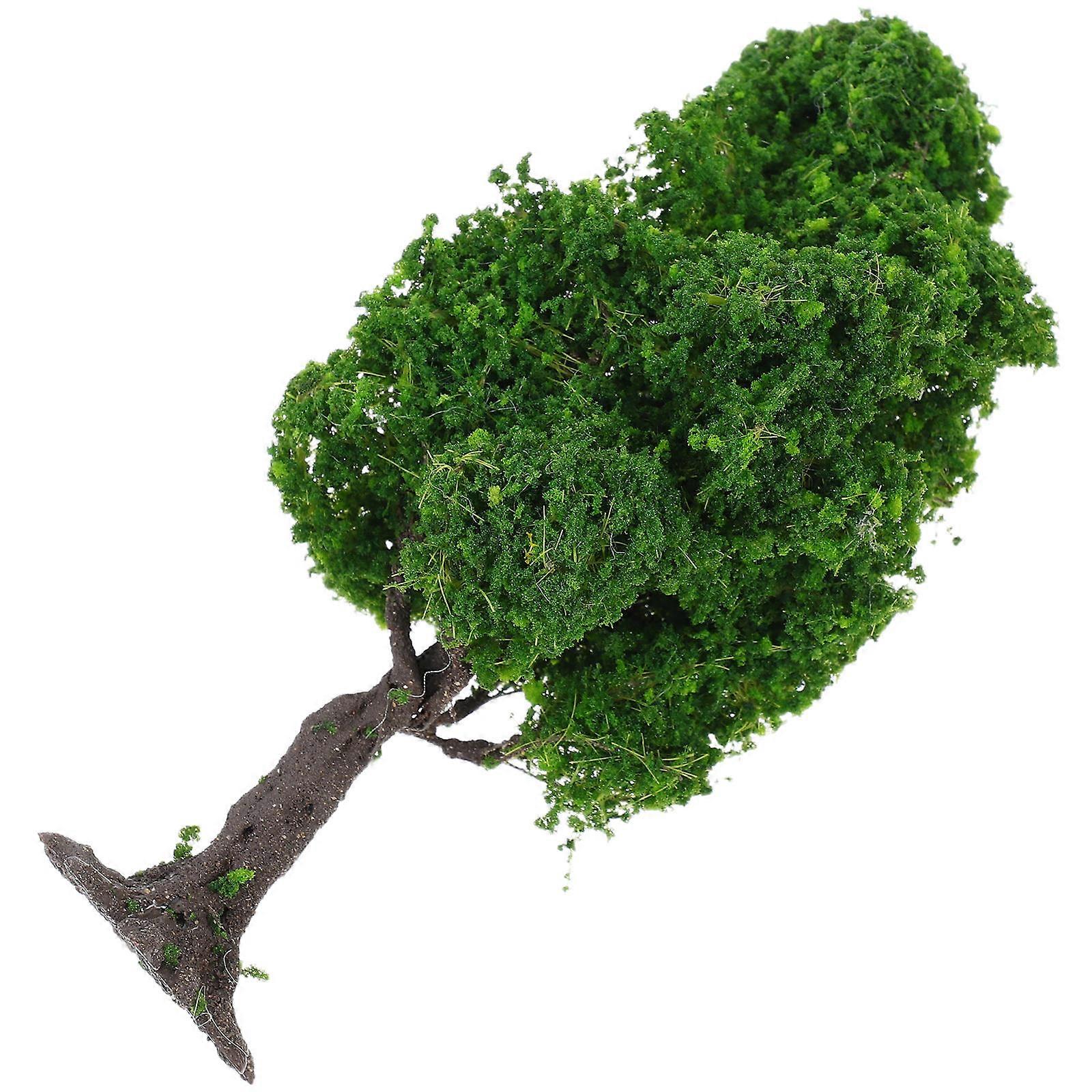 Miniature Scenery Model Trees for Train Railway Dioramas Conical Shape Green Realistic Decoration 1Set