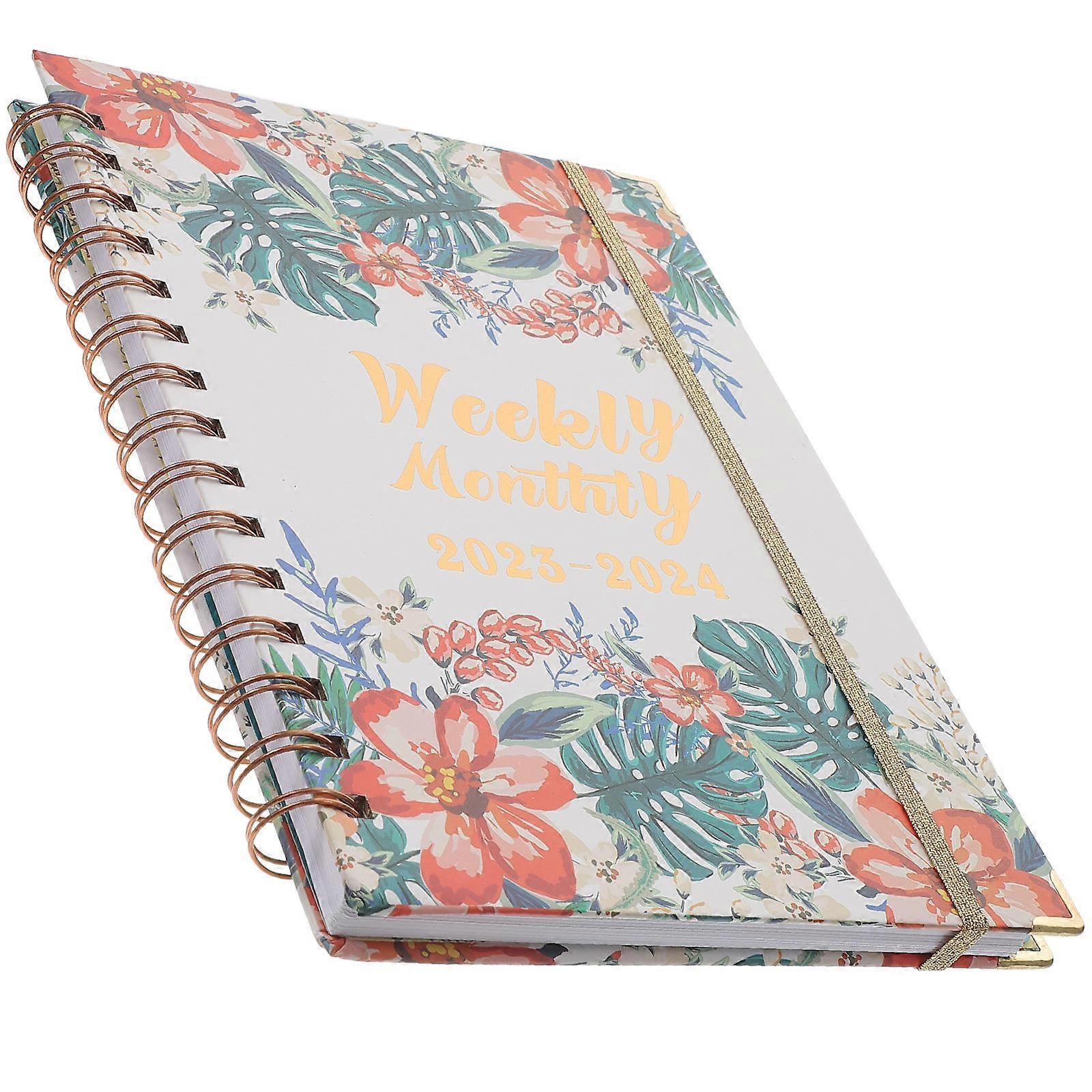 Writing Book Academic Planner for Scheduling 4Pcs Student Notebook Set