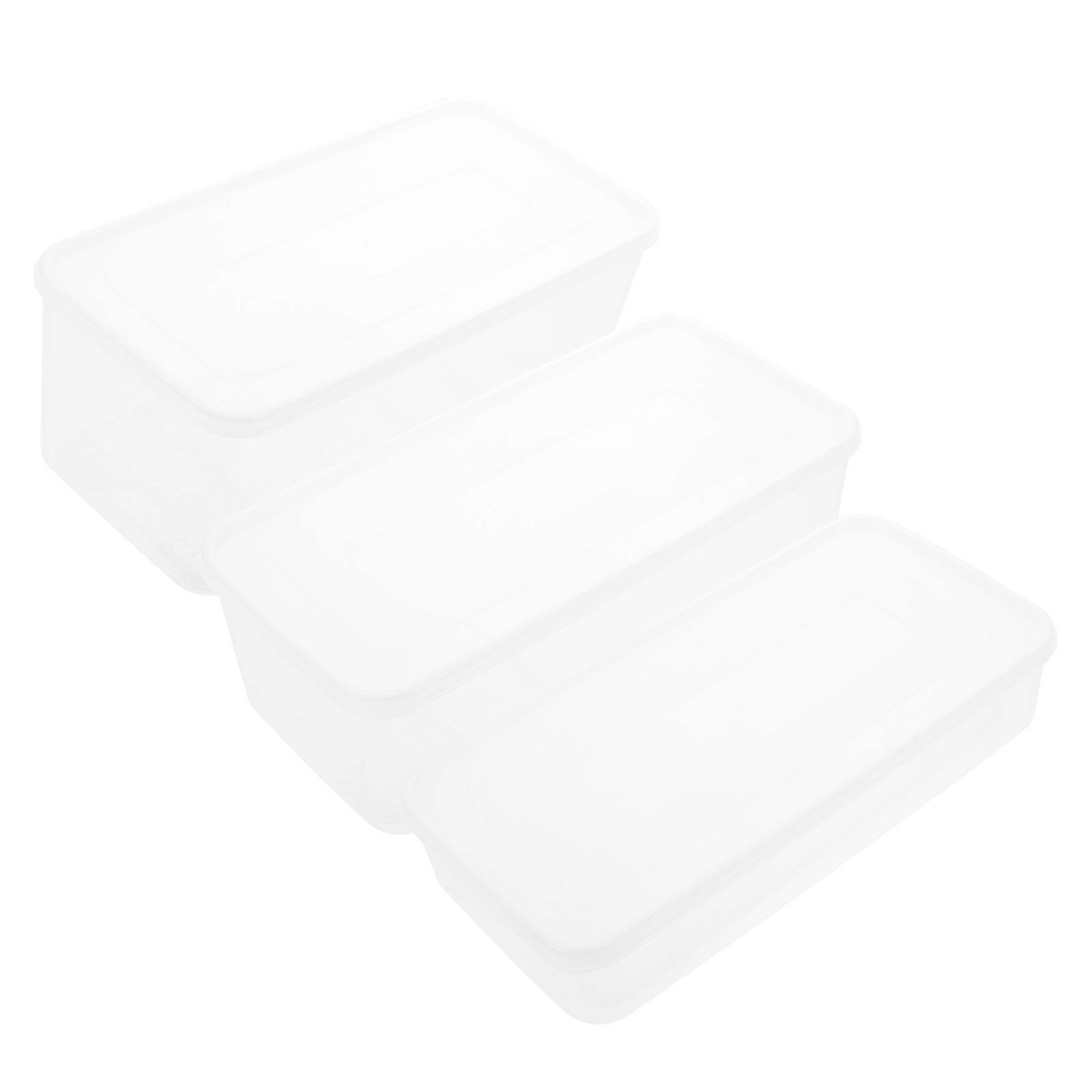Vegetable Container Sealing Storage Boxes for Fresh Keeping 3Pcs Set