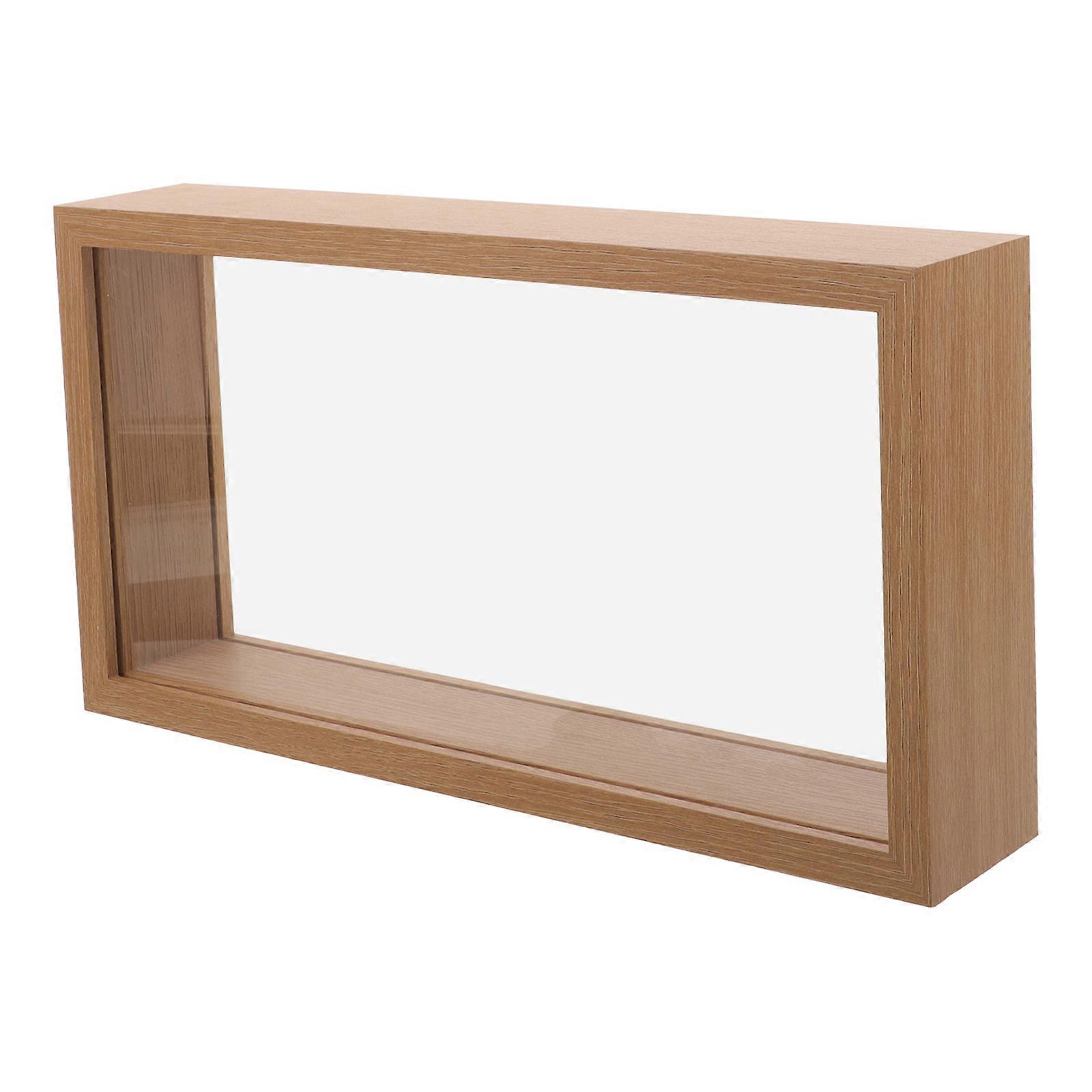 Box Frame Floral Box Modern Style 31.50X16.50X6.00CM Decorative Item Transparent Color 1Set