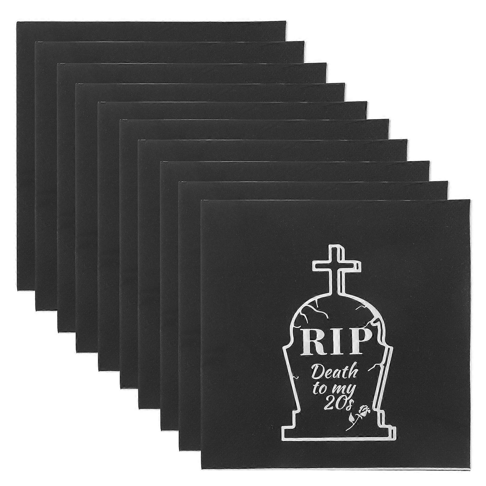 Disposable Paper Napkins For 30th Birthday Party Decorations Offering Practical Use And Party Vibe With 80 Pcs