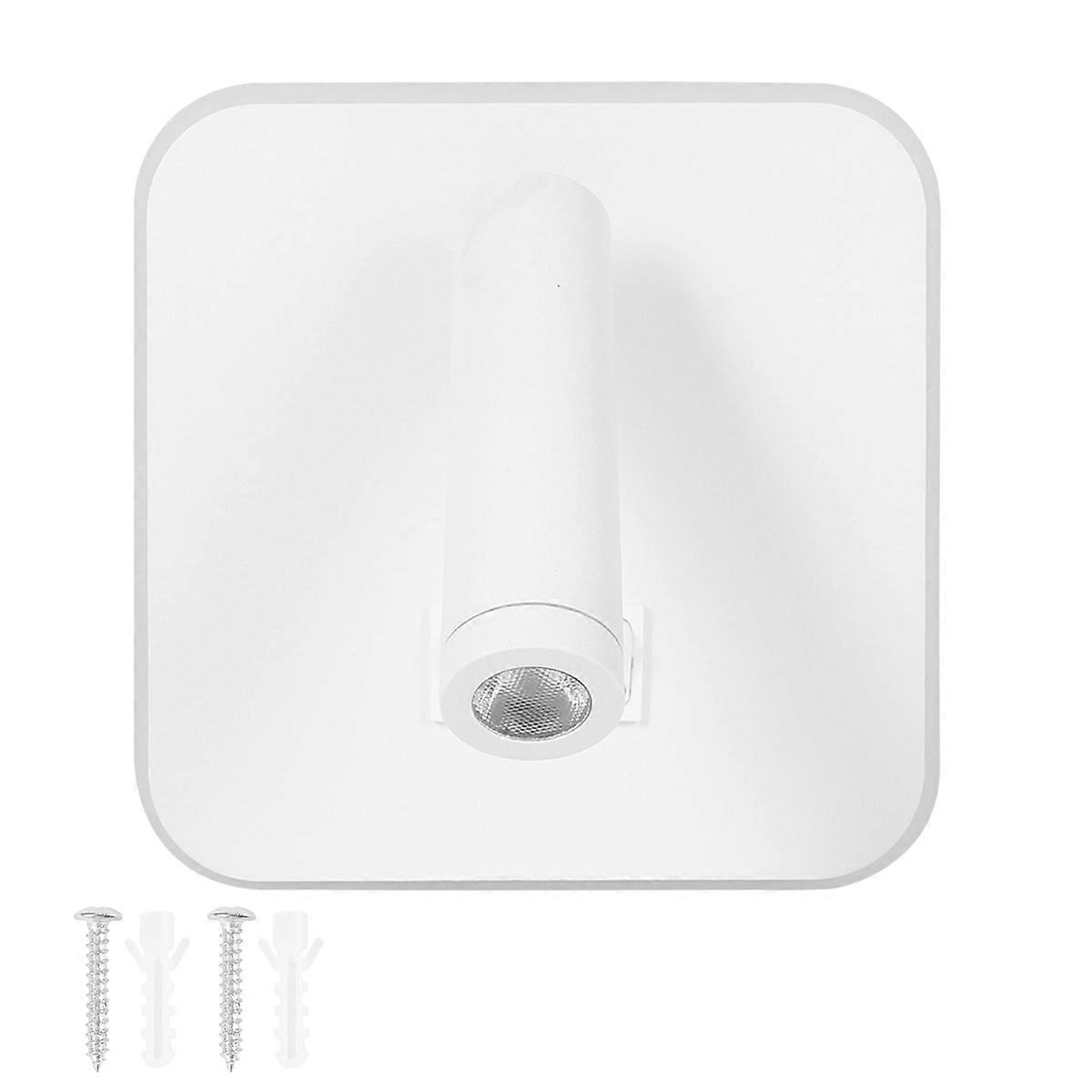 Bedside Reading Lamp Wall Lamp with Switch 2Pcs Modern White Design