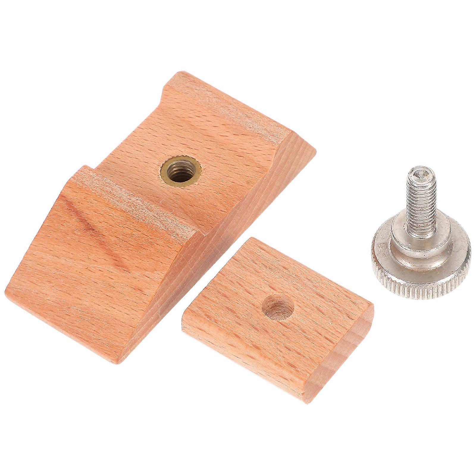 5Pcs Ergonomic Wood Sandpaper Block For Crafting And DIY Projects 6.50X2.80X2.10CM Sanding Tool
