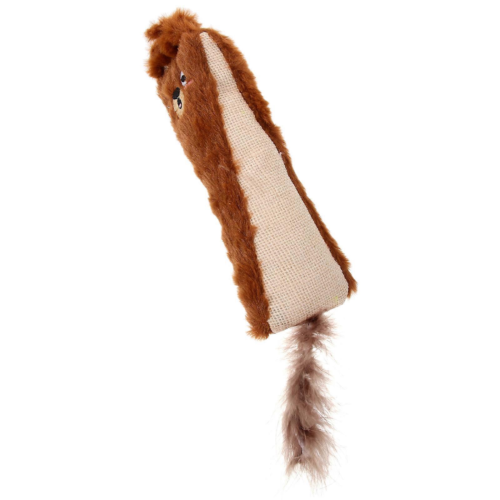 Interactive Cat Toy 3Pcs Plush Catnip Filled Mice Cartoon Shape With Crinkle Paper Ideal For Teething Cats