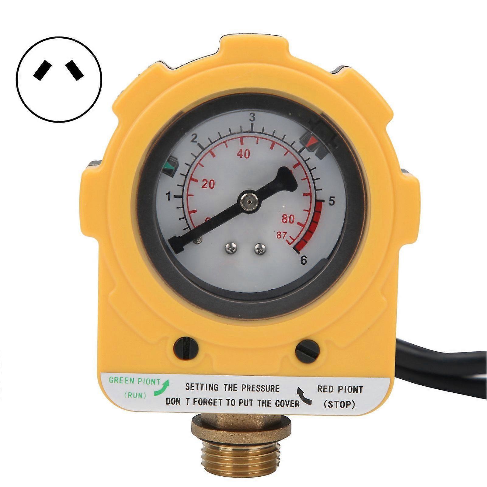 Water Pump Pressure Controller Automatic Electronic Adjustable Switch E061500 30AAU Plug AC220V