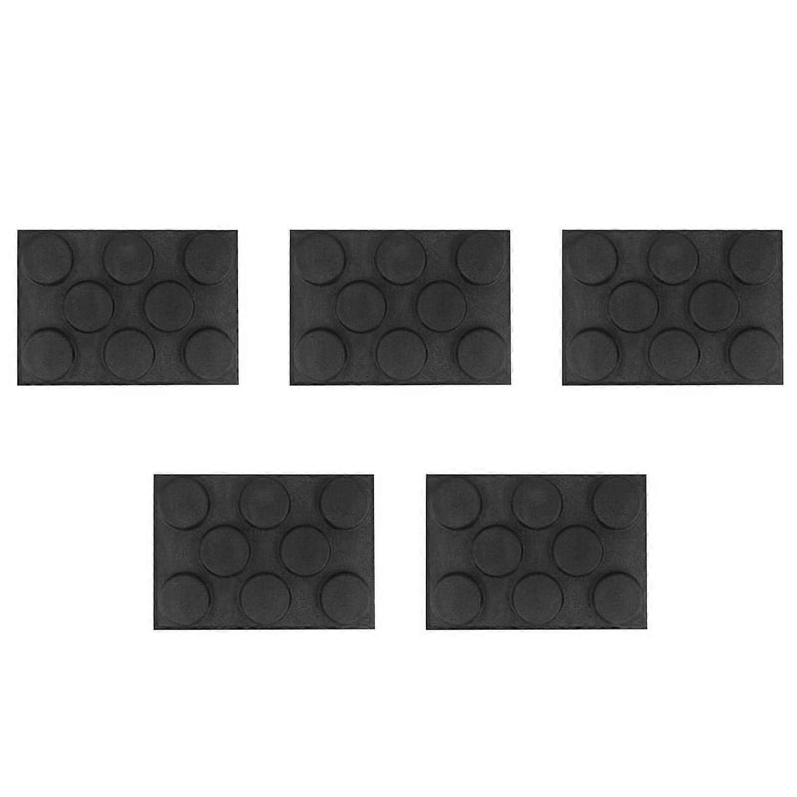 3X Silicone Hamburger Bread Forms Perforated Bakery Non Stick Baking Sheets Fit Half Pan Size