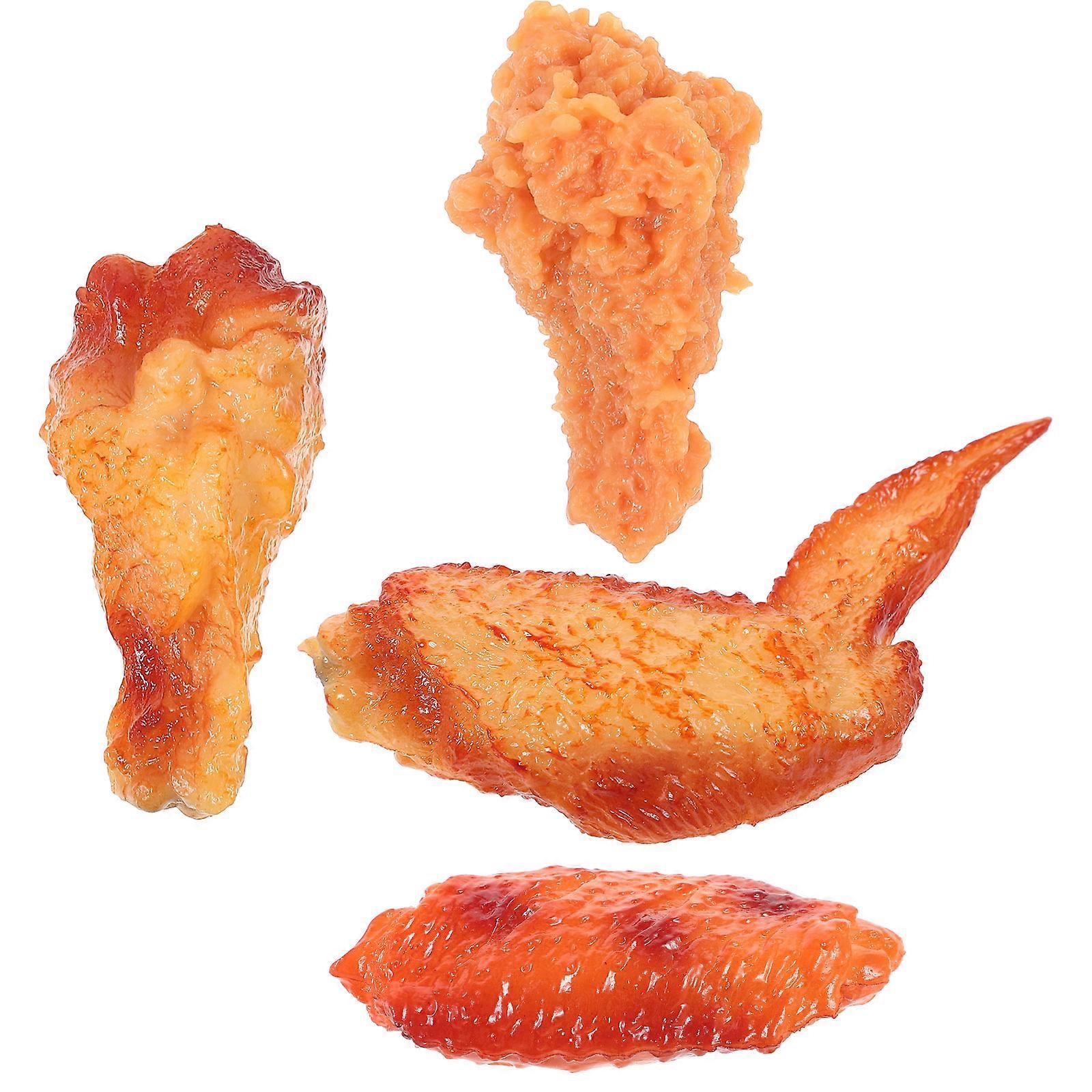 Artificial Chicken Wings and Drumsticks Simulated Food Model for Display 1Set