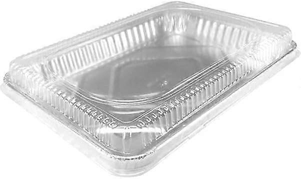 Half Cookie Disposable Aluminum Sheet with Dome Lid For Baking & Storing (30)