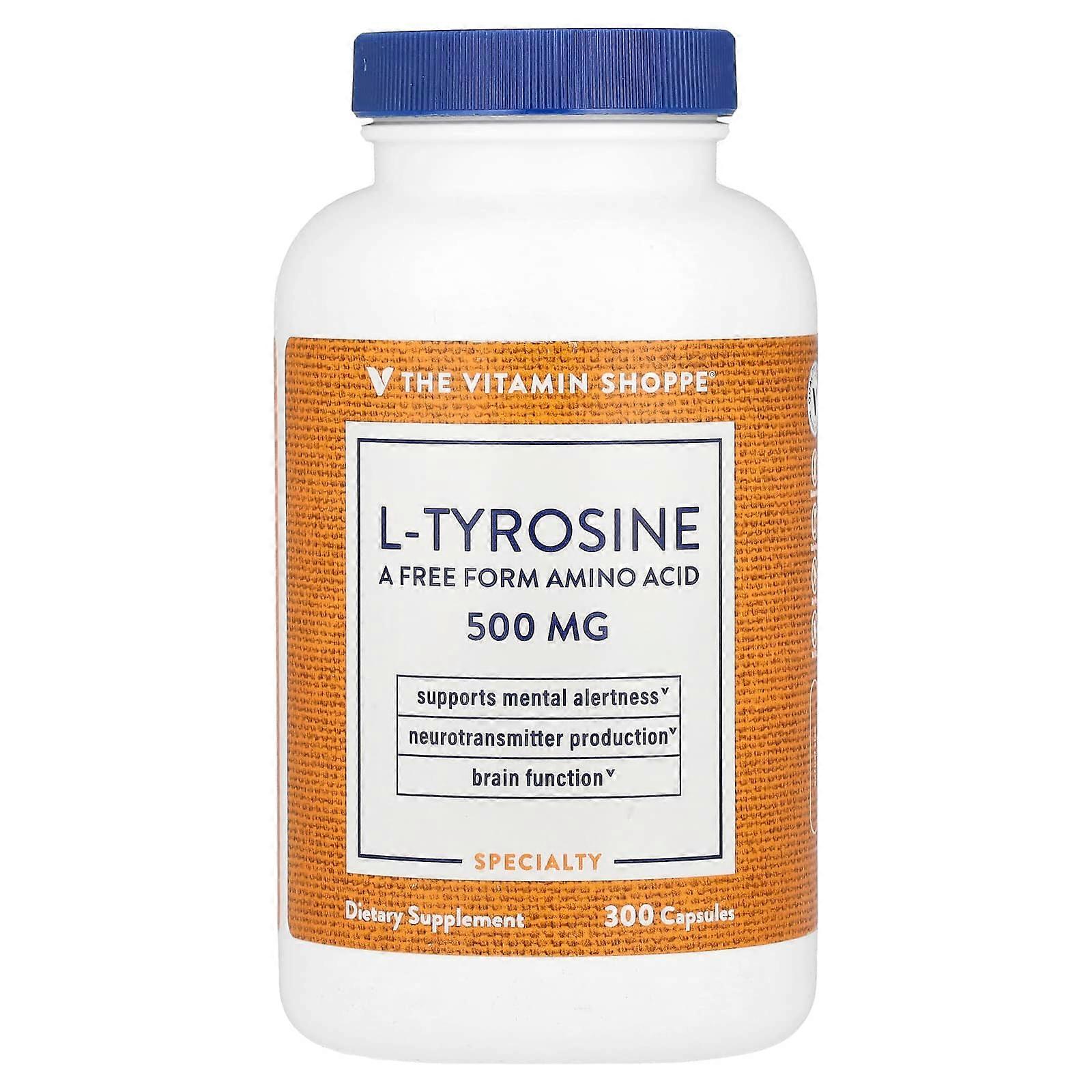 L-Tyrosine, 500 mg, 300 Capsules