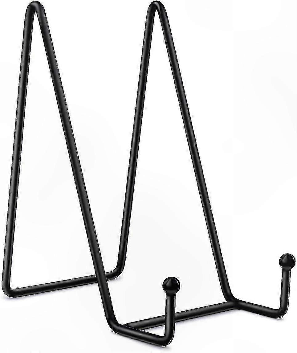 Black Iron Easel Stands for Plate Display HOLDERS