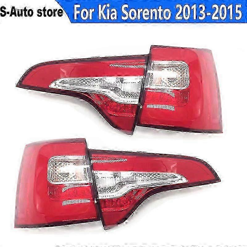 2025 Tail Lamp For Kia Sorento 2013-2015 LED Rear Tail Light Brake Light Outer Side Inner Side Taillight LED Stop Lamp Rear Headlight