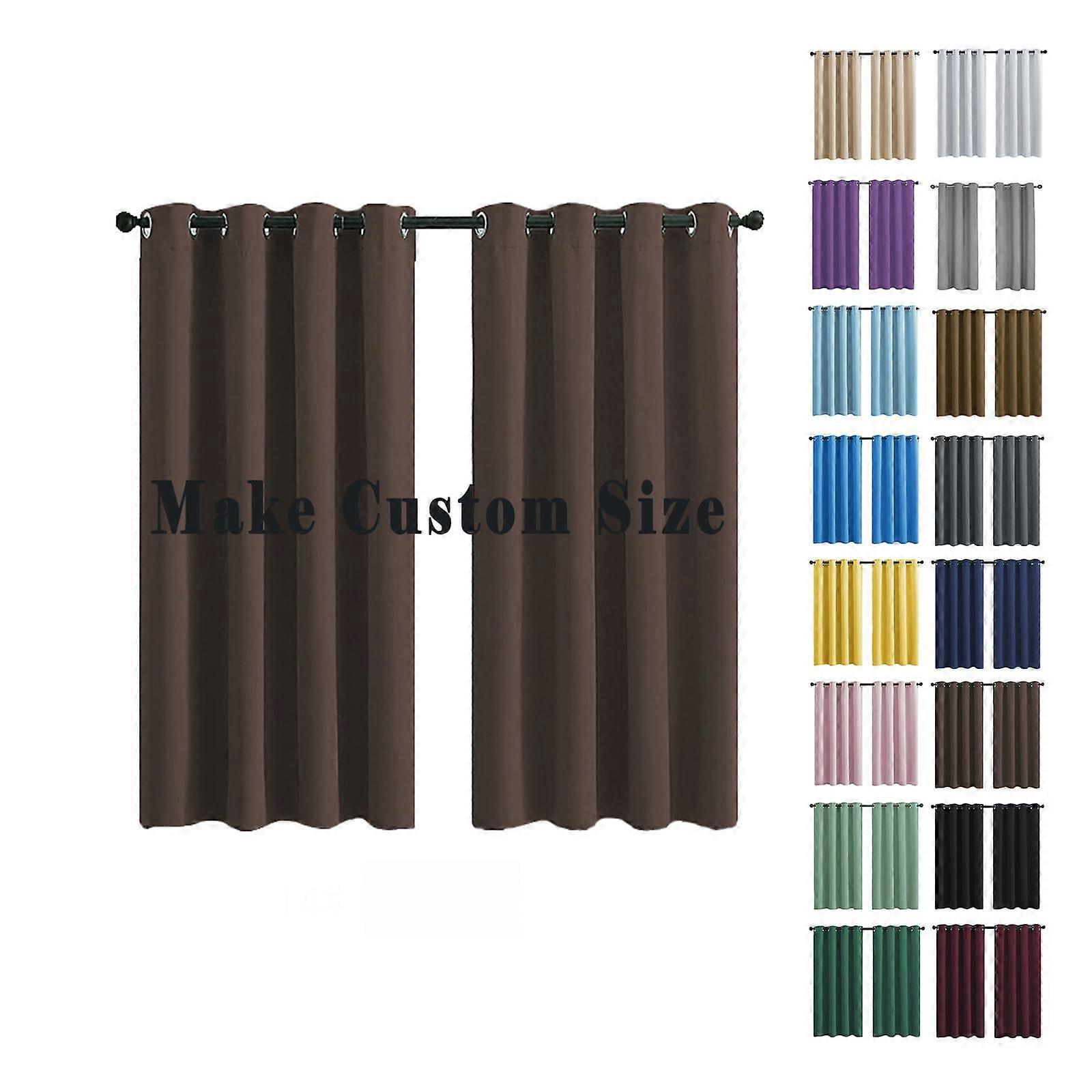 Curtain Blockout, NoiseReducing, Lightweight Soft Curtain for Christmas Decor, 220x230 cm