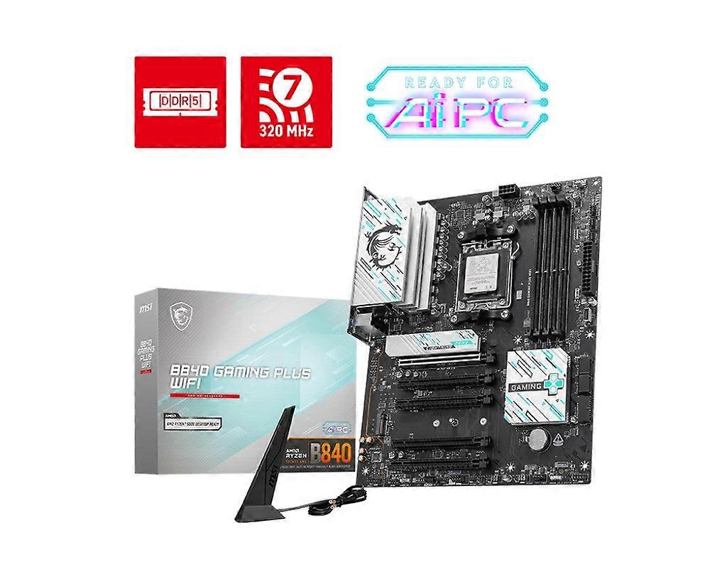 Msi B840 Gaming Plus Wifi Μητρική πλακέτα AMD B840 Socket Am5 Atx