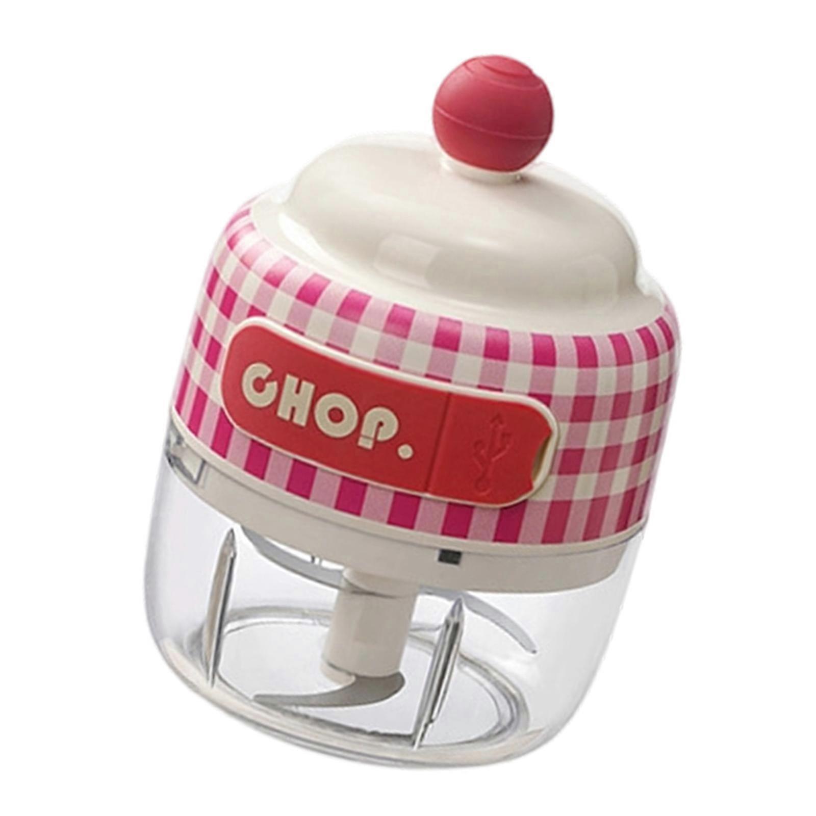 Electric Garlic Chopper 150ML Food Chopper Garlic Mincer USB Vegetable Chopper Onion Chopper Small Food Processor Multicolor