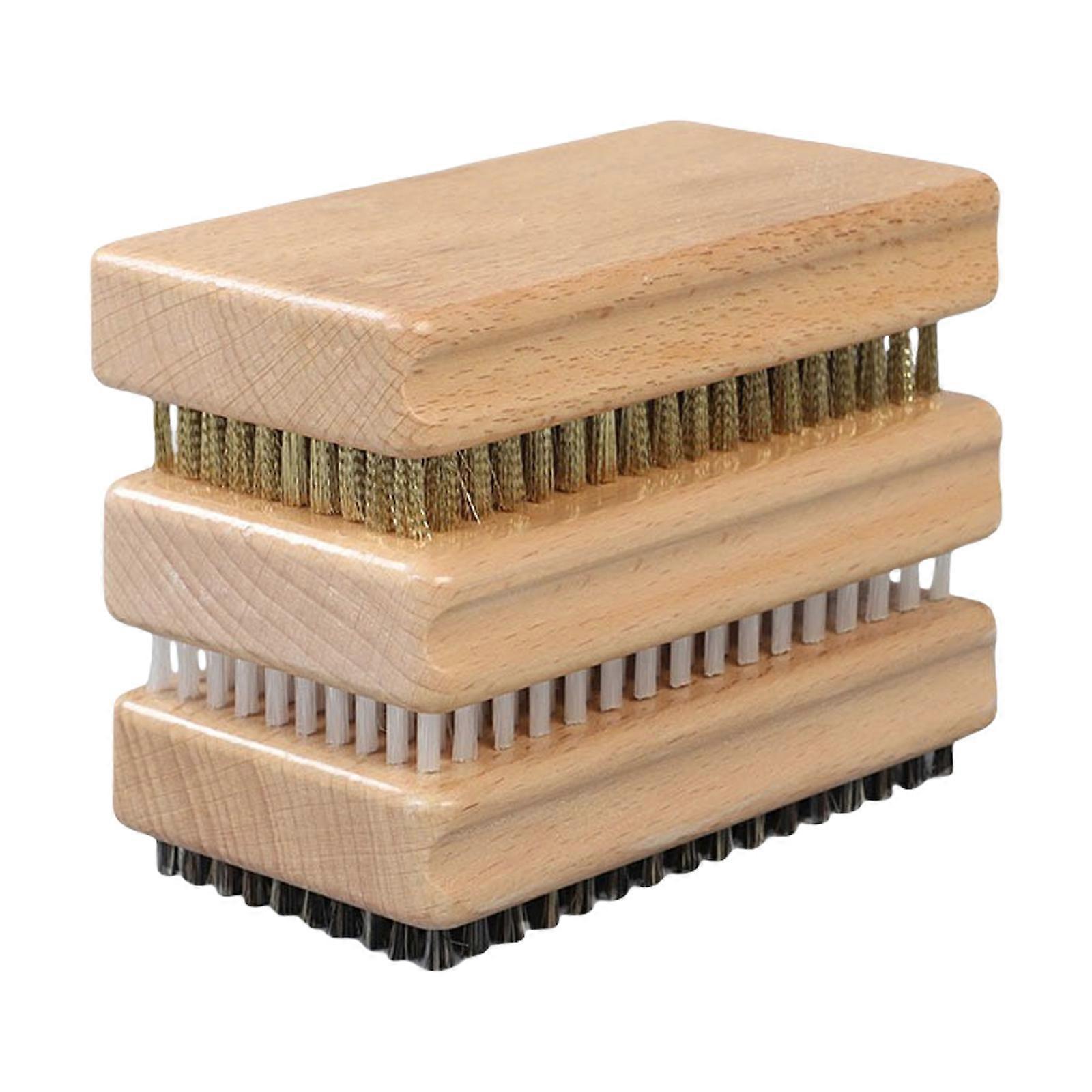 スキーブラシ、3個/セット スノーボードブラシ スノーボードツール スキーワックスブラシ スキーベースブラシ ワックスツール スノーボードクリーニングブラシ マルチカラー