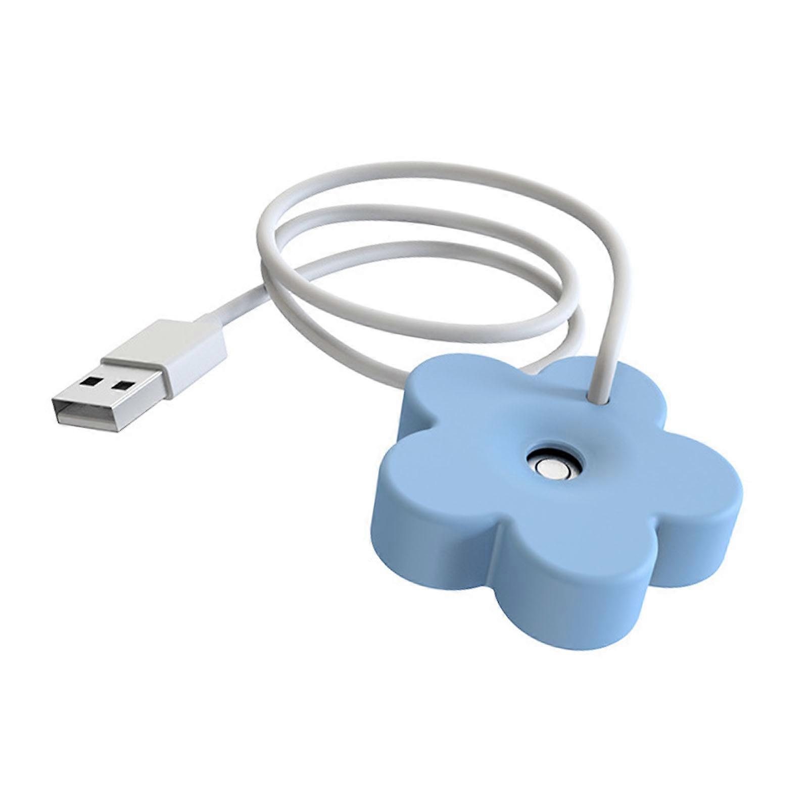 Mini Humidifier USB Desktop Portable Ultrasonic Atomizer Hydrating Sprayer for Home Blue
