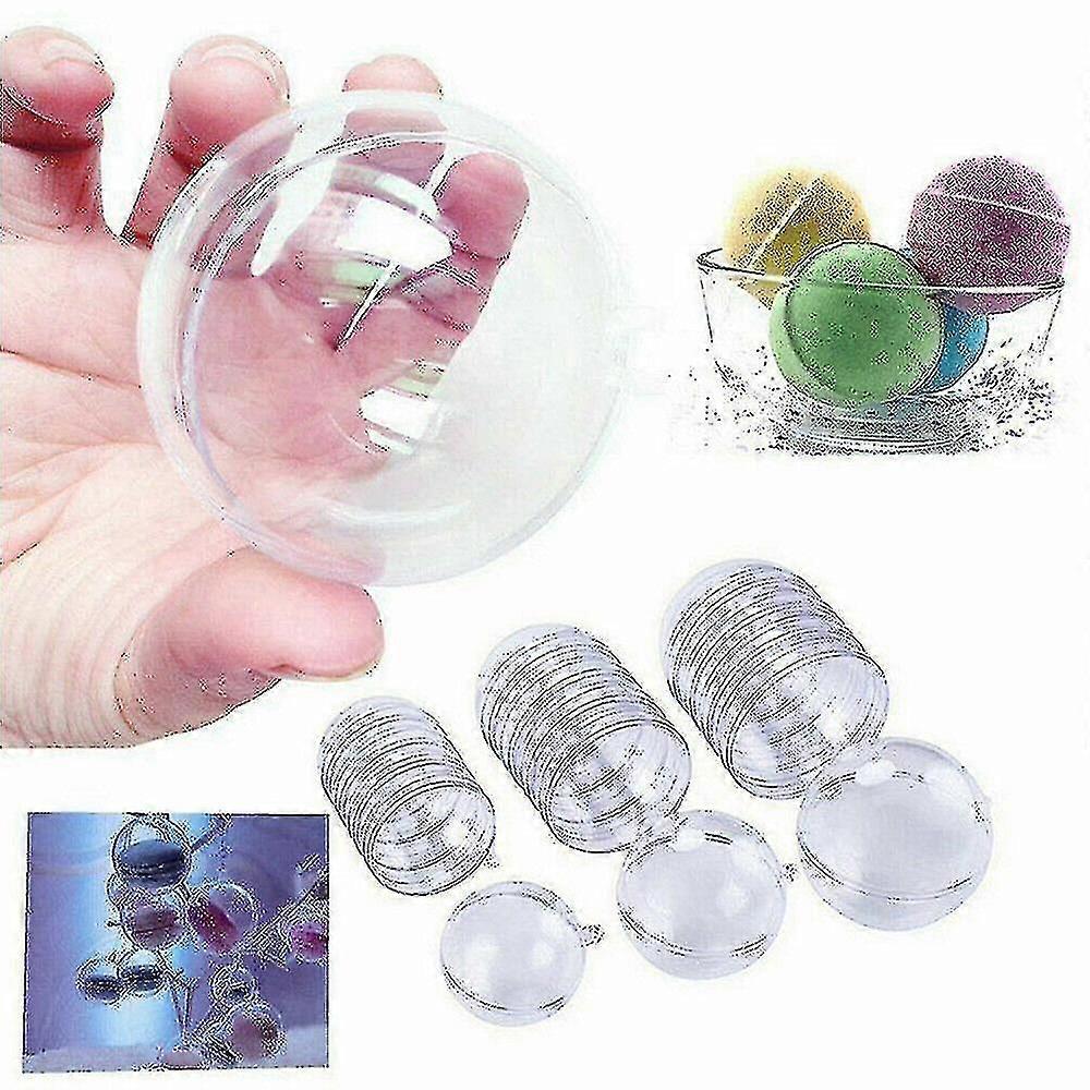 15 st. genomskinliga kulor, sfär, tomma, fyllbara julgransprydnader, presentask @BUGU