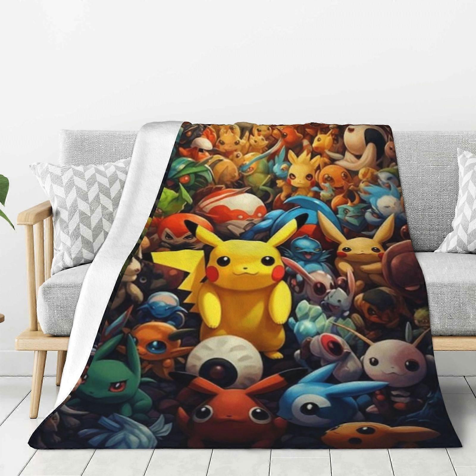 Couverture polaire Pikachu ultra douce et confortable, literie pour enfants - Super douce 40"X30"