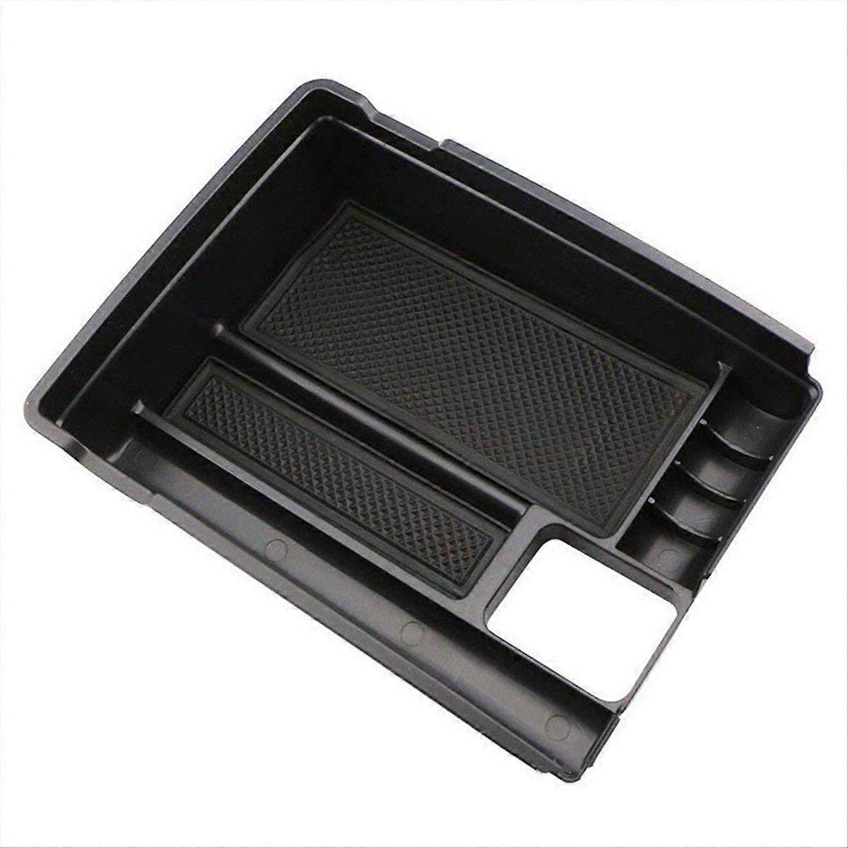 For Car Center Console Organizer Armrest Storage Tray - Black