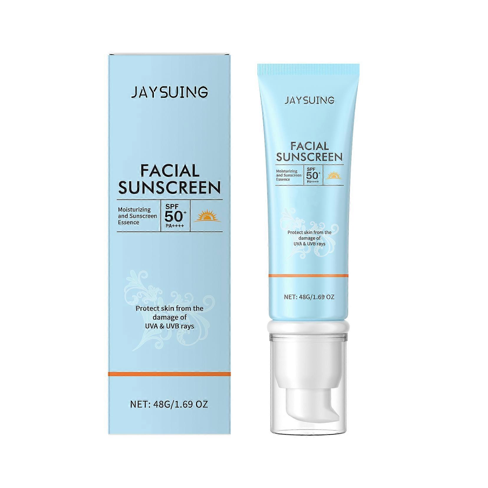 Jaysuing Refreshing Face Protection Cream, Summer Outdoor Moisturizing And Brightening Isolation Face Protection Refreshing And Moisturizing