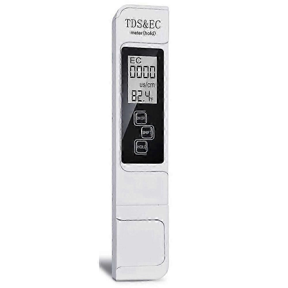 TDS Meter Digital Water Quality Tester 0-9999 PPM Measurement Range Water Purity Temperature Meter