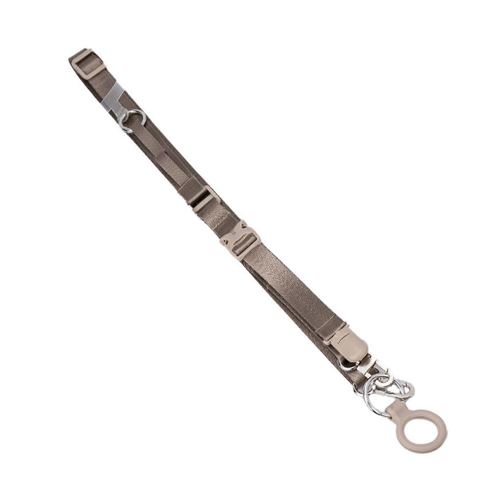 Heavy Duty Keychain Cord With Quick Release Buckle Easy To Attach Detach Perfect For Delivery Workers Frequent Users  Khaki