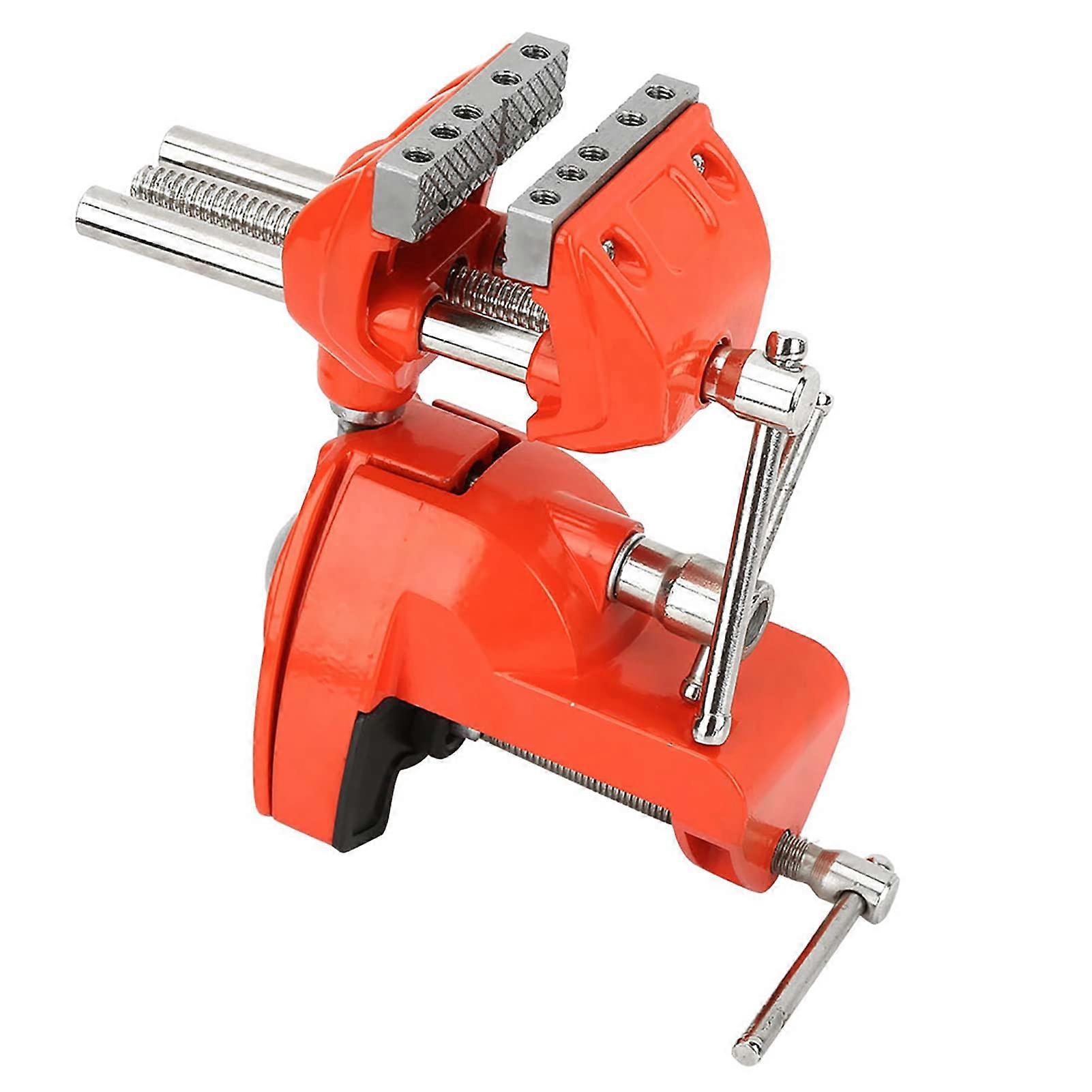 Bench Vise Mini 360° Rotating Adjustable 70mm Jaw Clamp for Workbench Woodworking